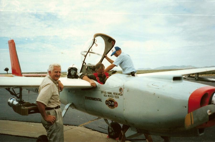 11 Thunderstorm Flying 1990s Arnold on Left