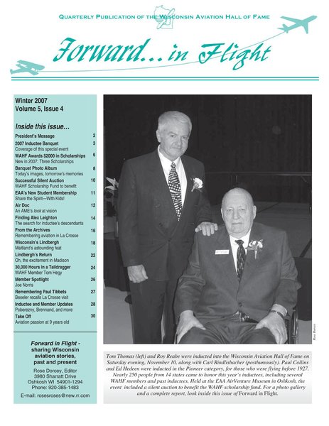 Forward in Flight - December 2007 - Volume 5, Issue 4