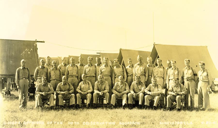 Carl Guell's training squadron Carl is standing eighth from left_Edited