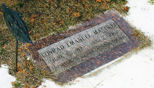 Mattsons Headstone at Stevens Point