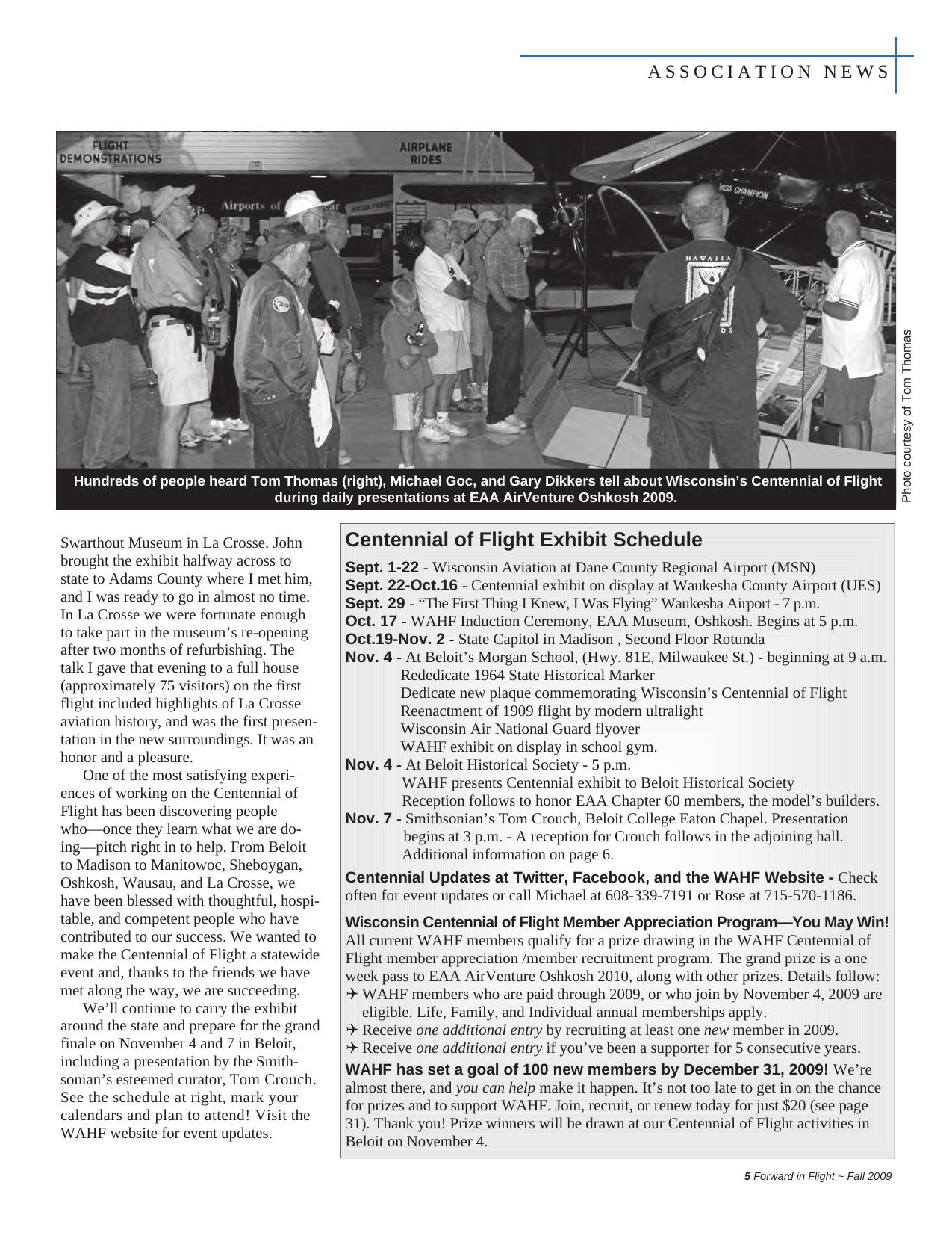 Forward in Flight - Fall 2009 -  Page5