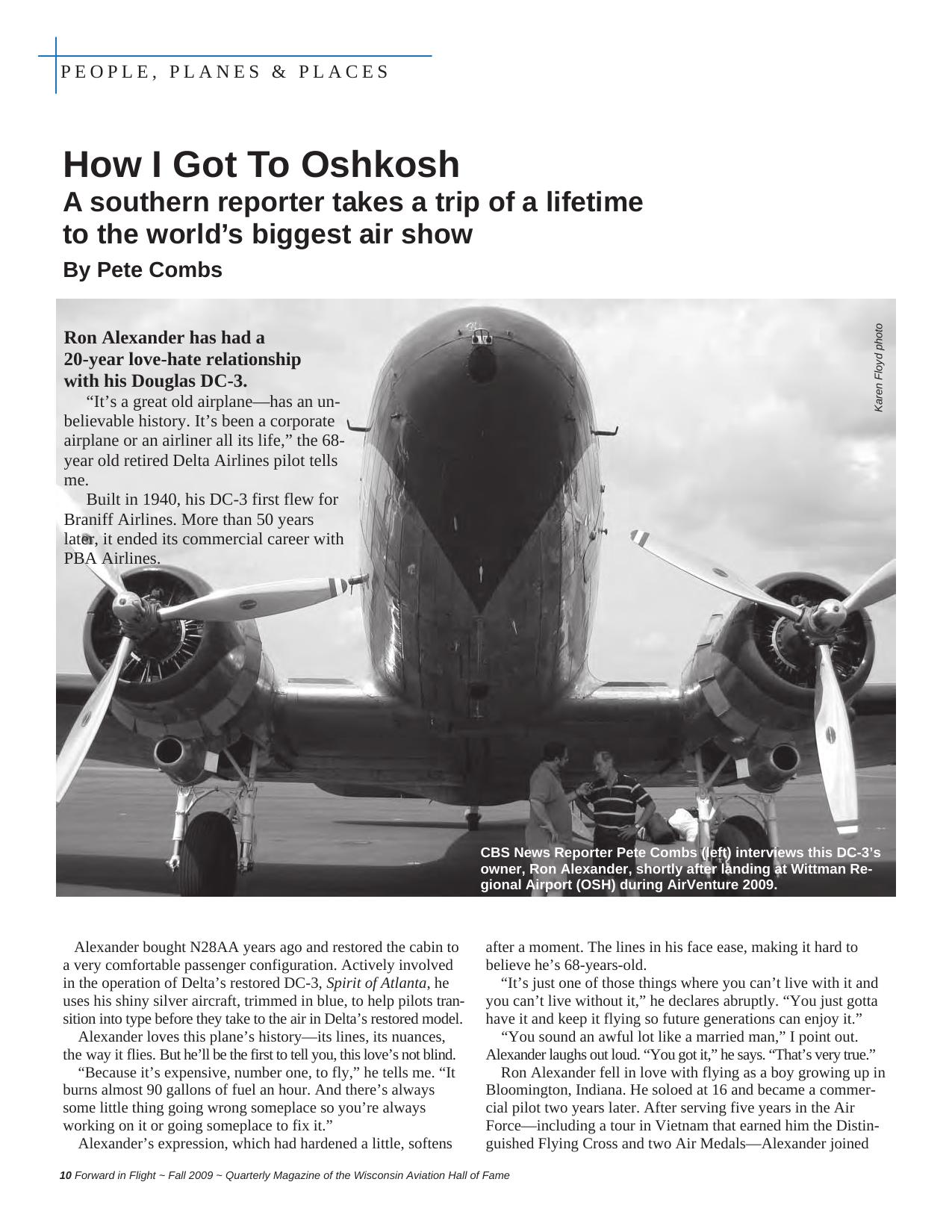 Forward in Flight - Fall 2009 -  Page10