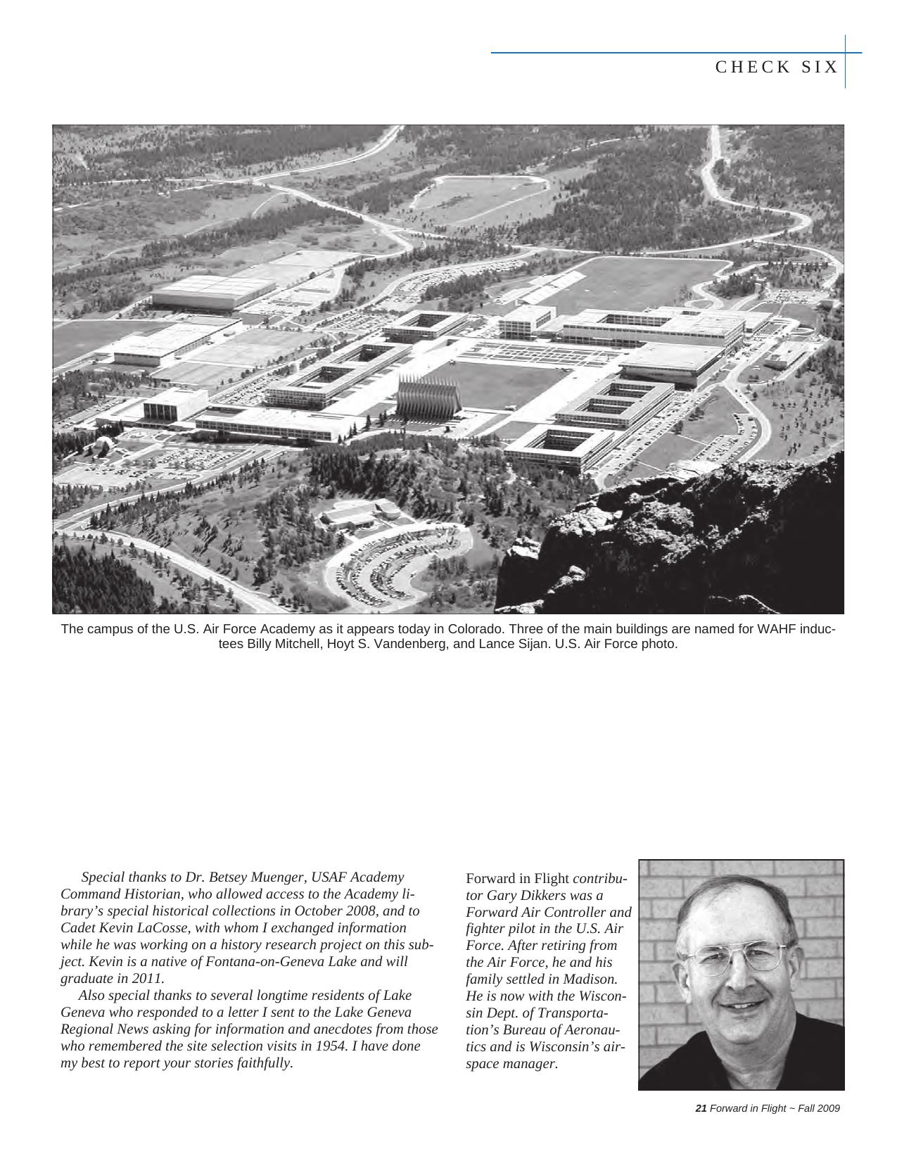 Forward in Flight - Fall 2009 -  Page21