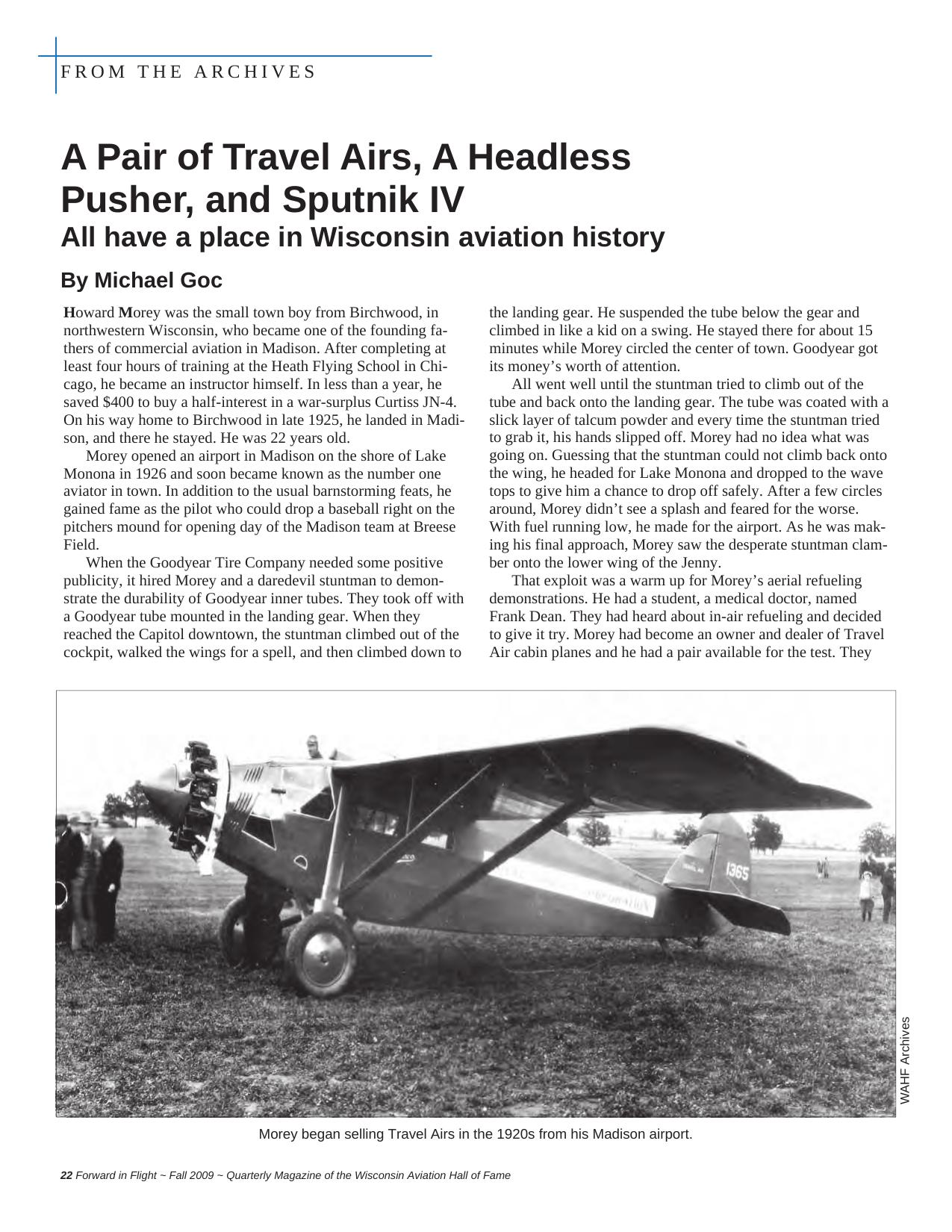 Forward in Flight - Fall 2009 -  Page22