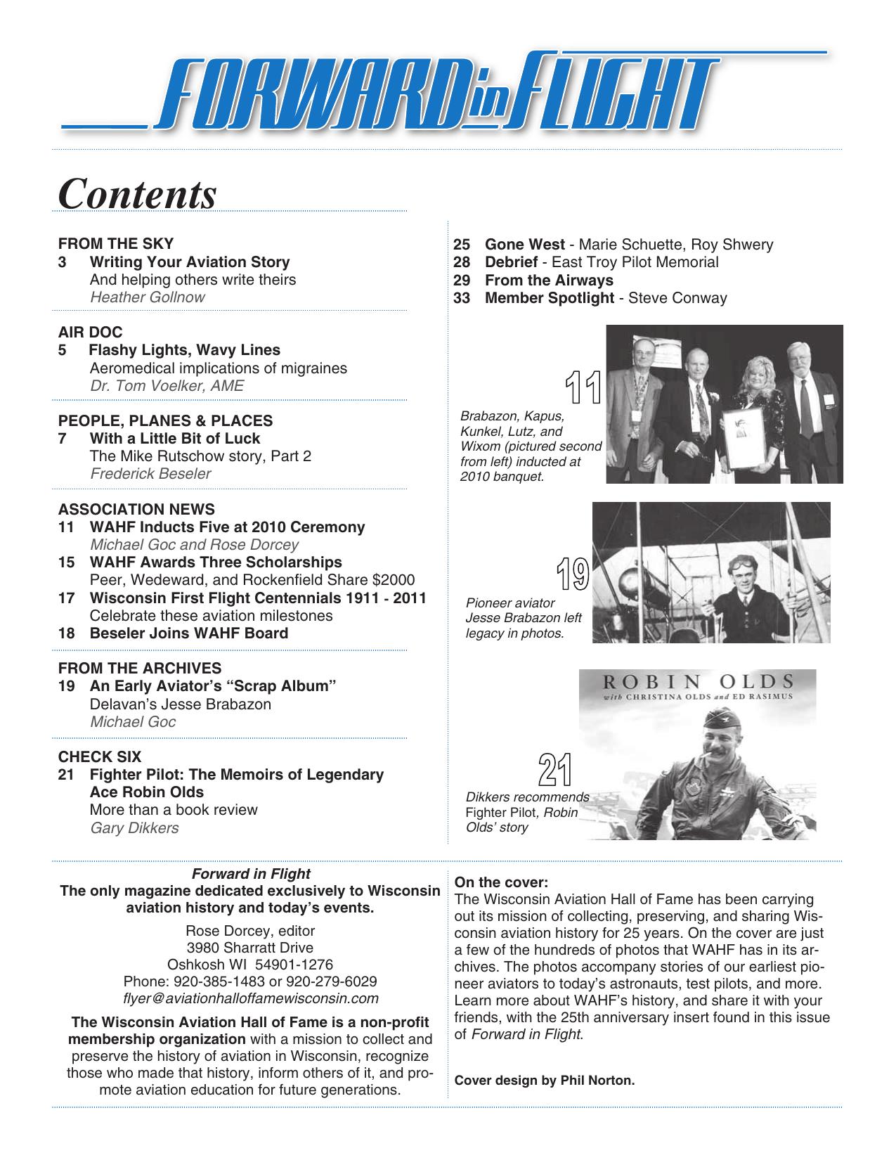 Forward in Flight Winter 2010 -  Page2