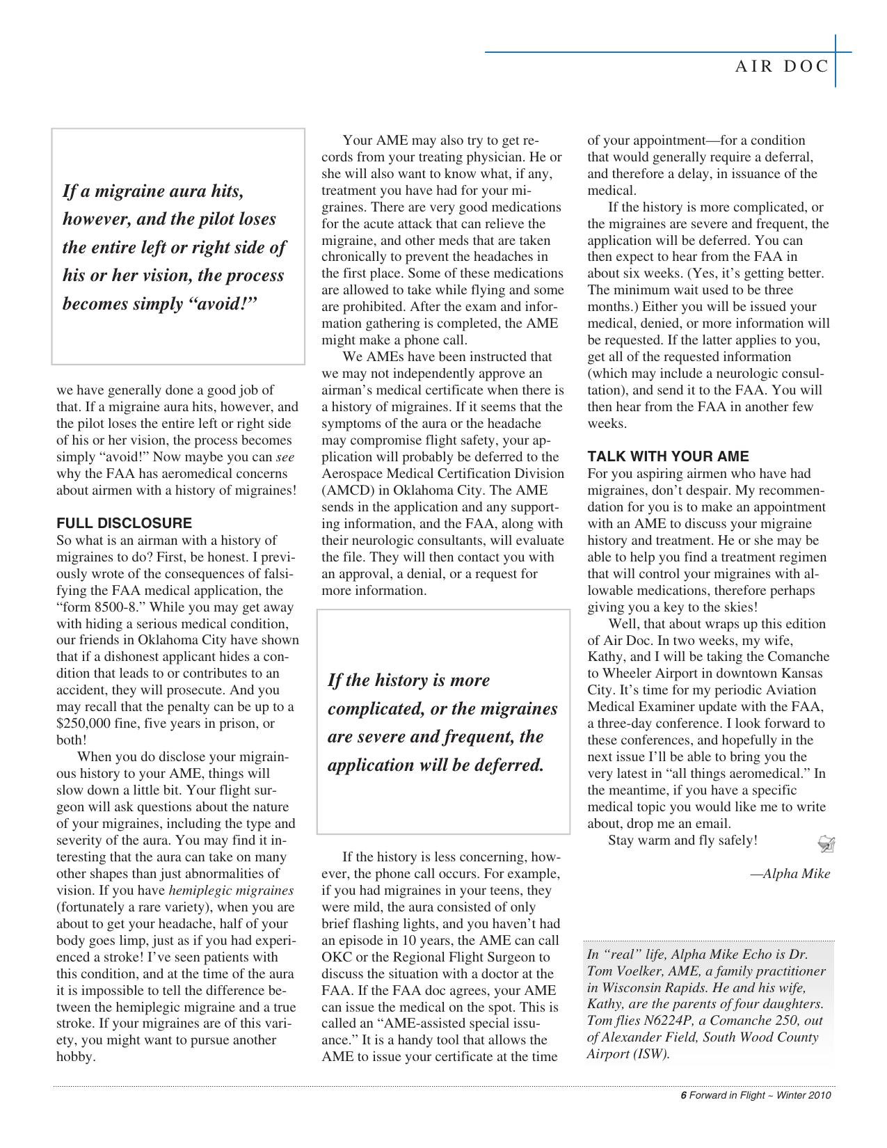 Forward in Flight Winter 2010 -  Page7