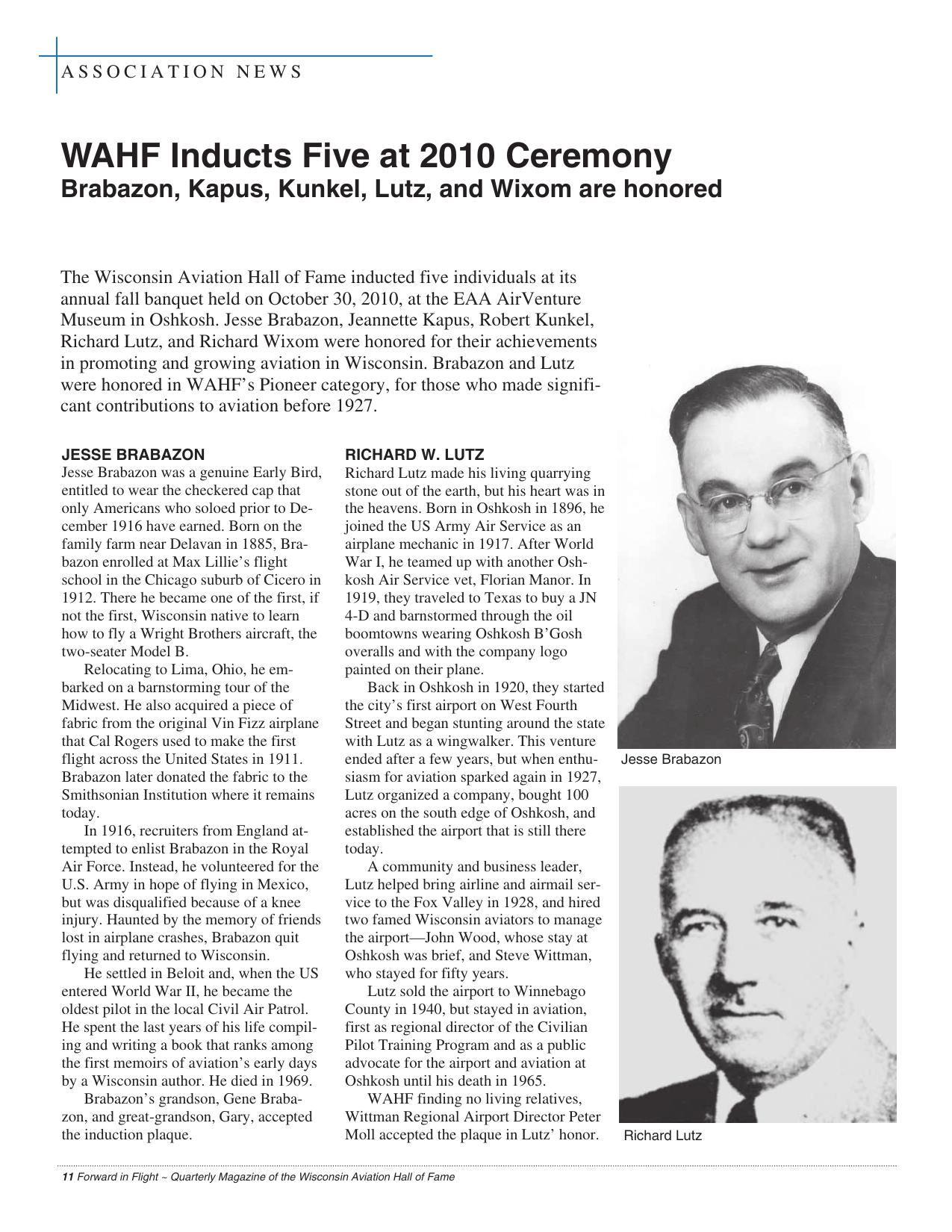 Forward in Flight Winter 2010 -  Page12