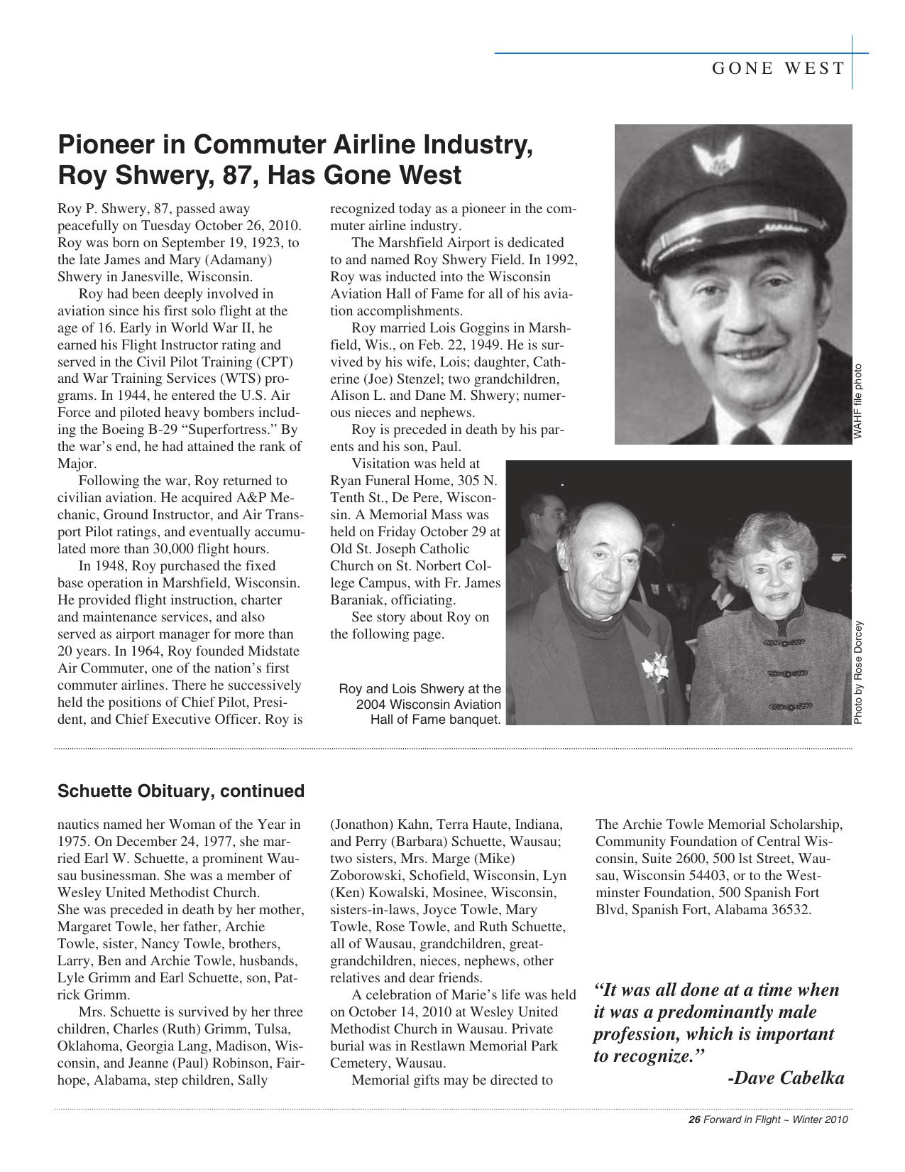 Forward in Flight Winter 2010 -  Page27