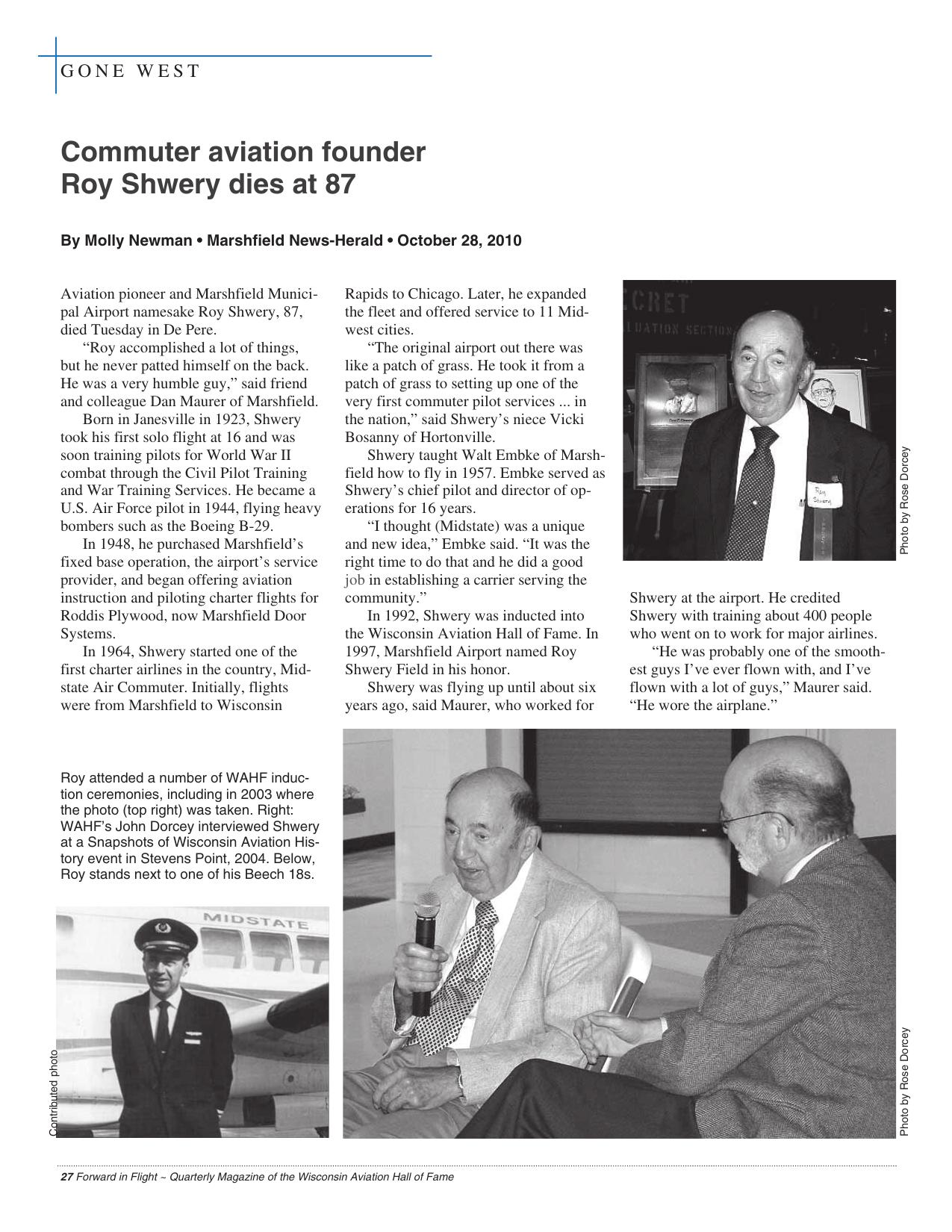 Forward in Flight Winter 2010 -  Page28
