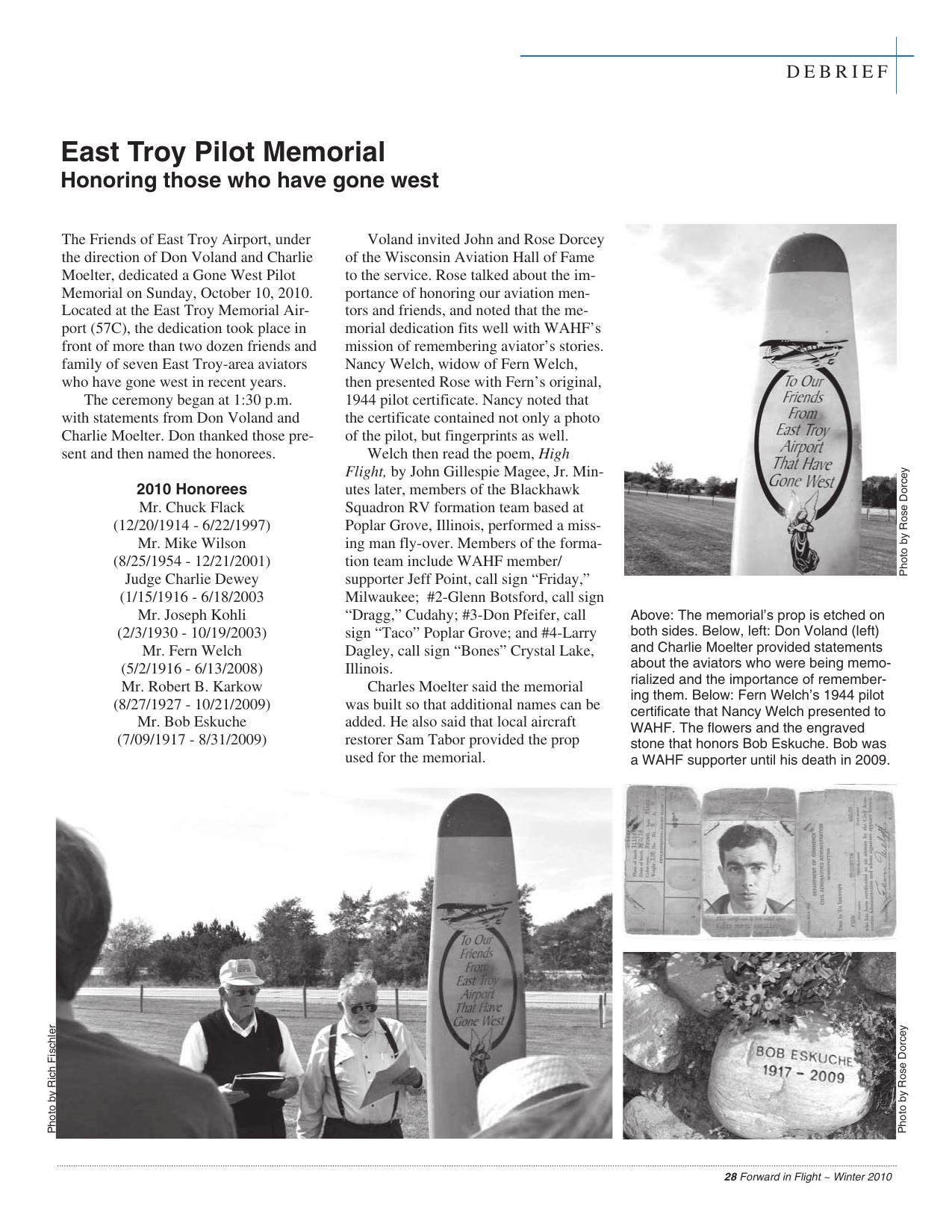 Forward in Flight Winter 2010 -  Page29