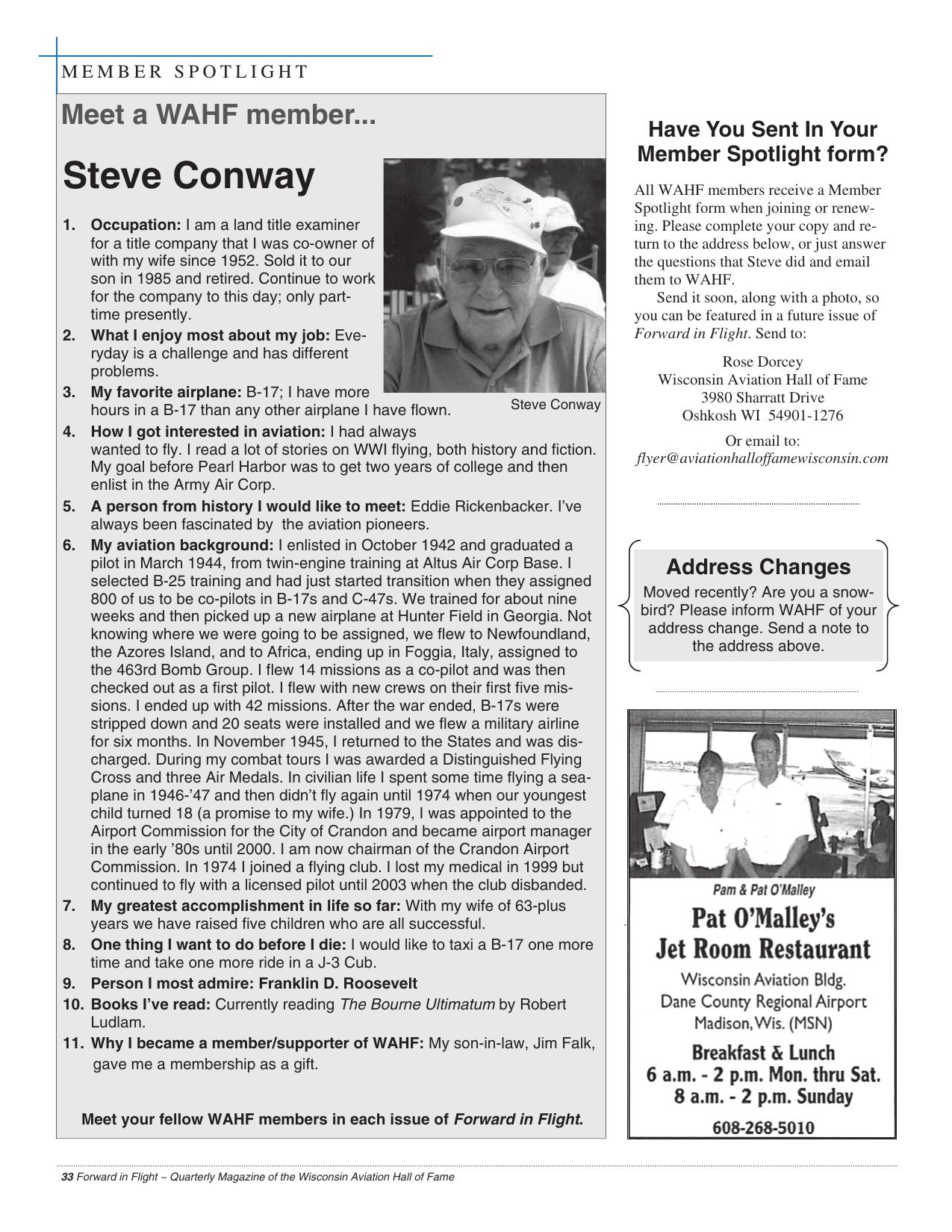 Forward in Flight Winter 2010 -  Page34