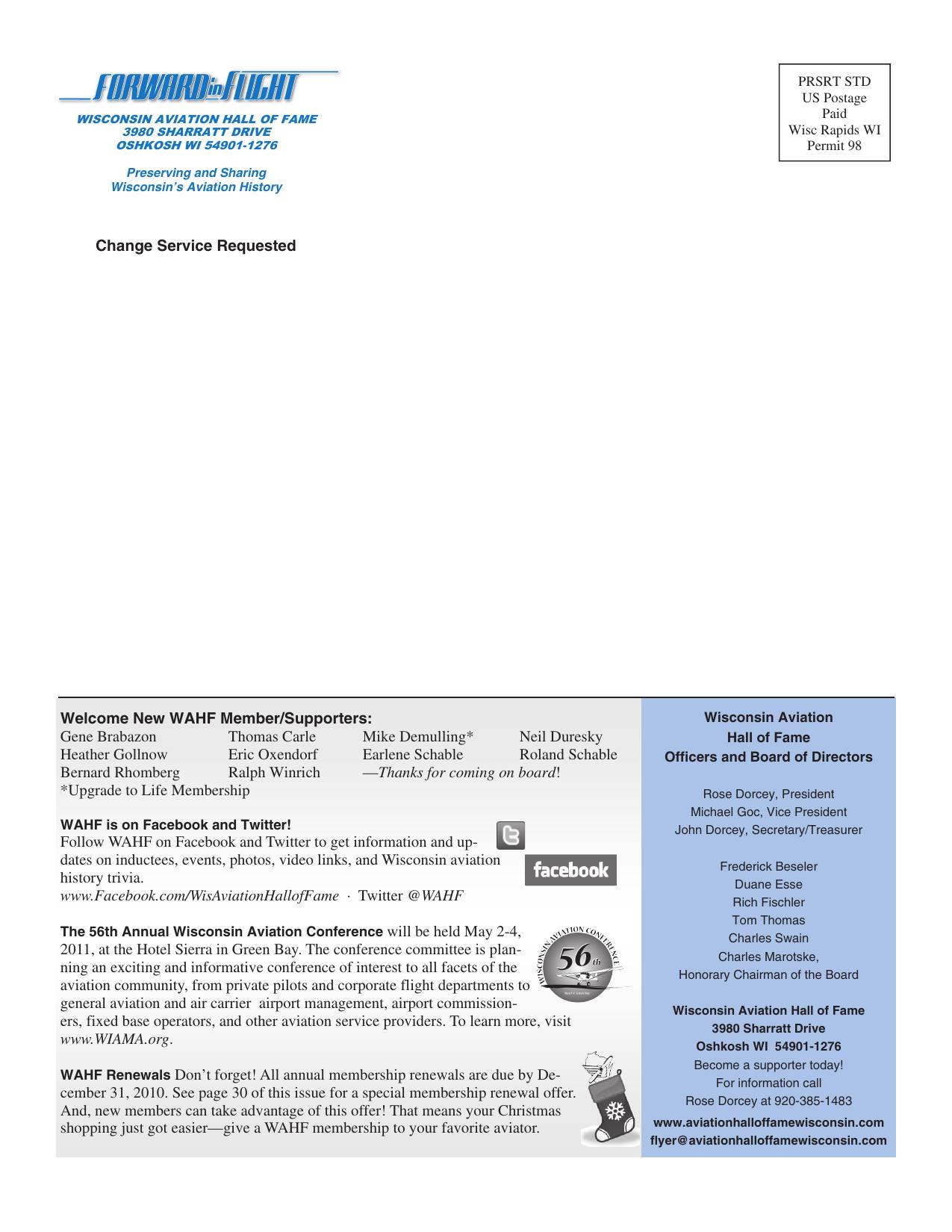 Forward in Flight Winter 2010 -  Page36