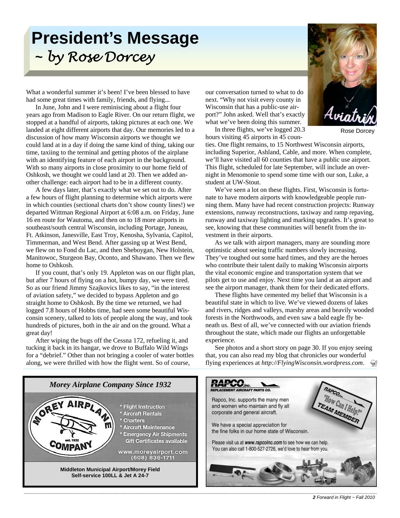Forward in Flight - Fall 2010 -  Page3