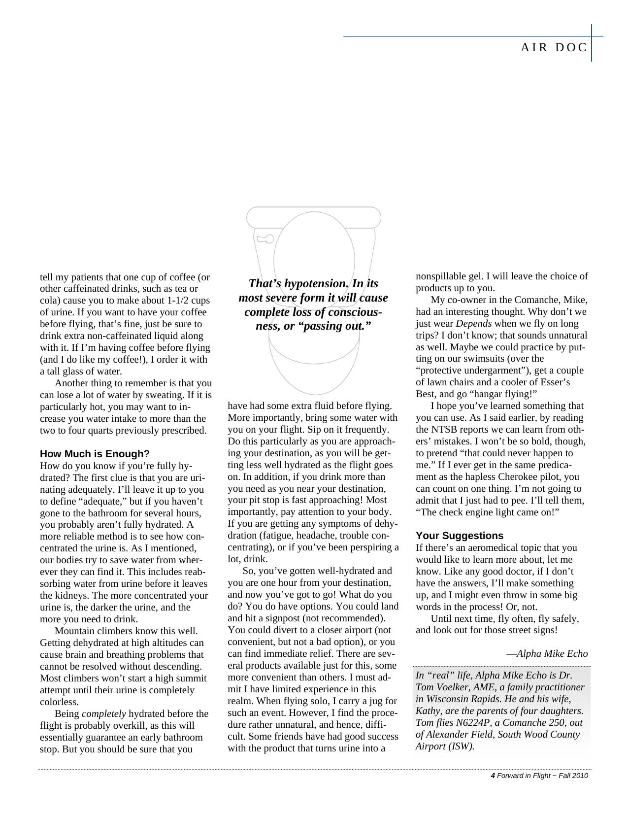 Forward in Flight - Fall 2010 -  Page5