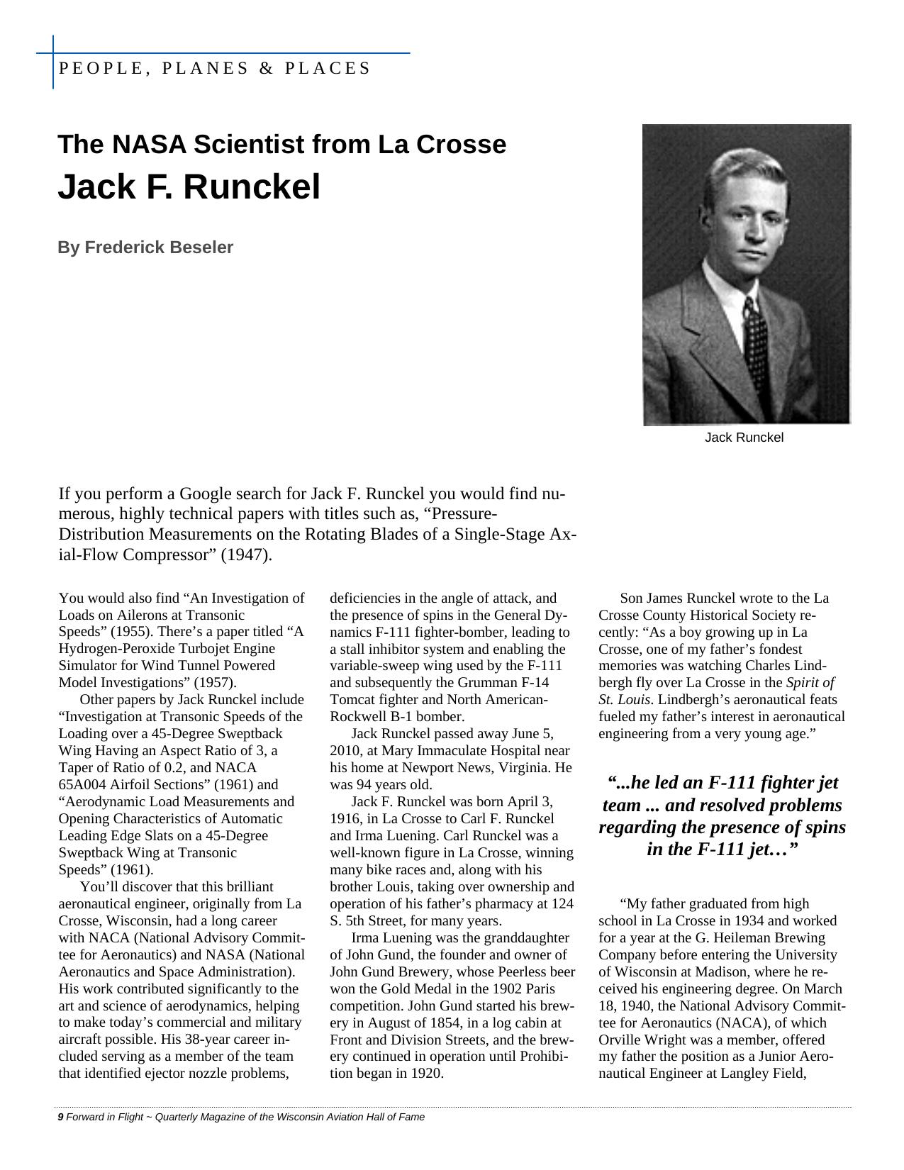 Forward in Flight - Fall 2010 -  Page10