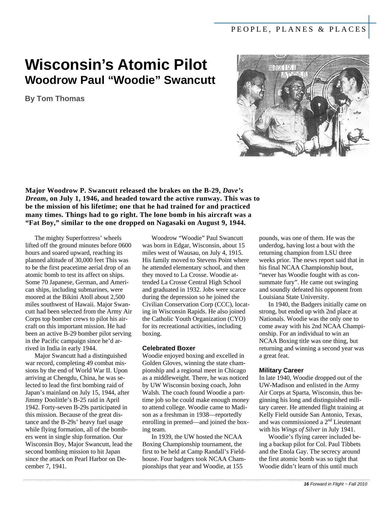 Forward in Flight - Fall 2010 -  Page17