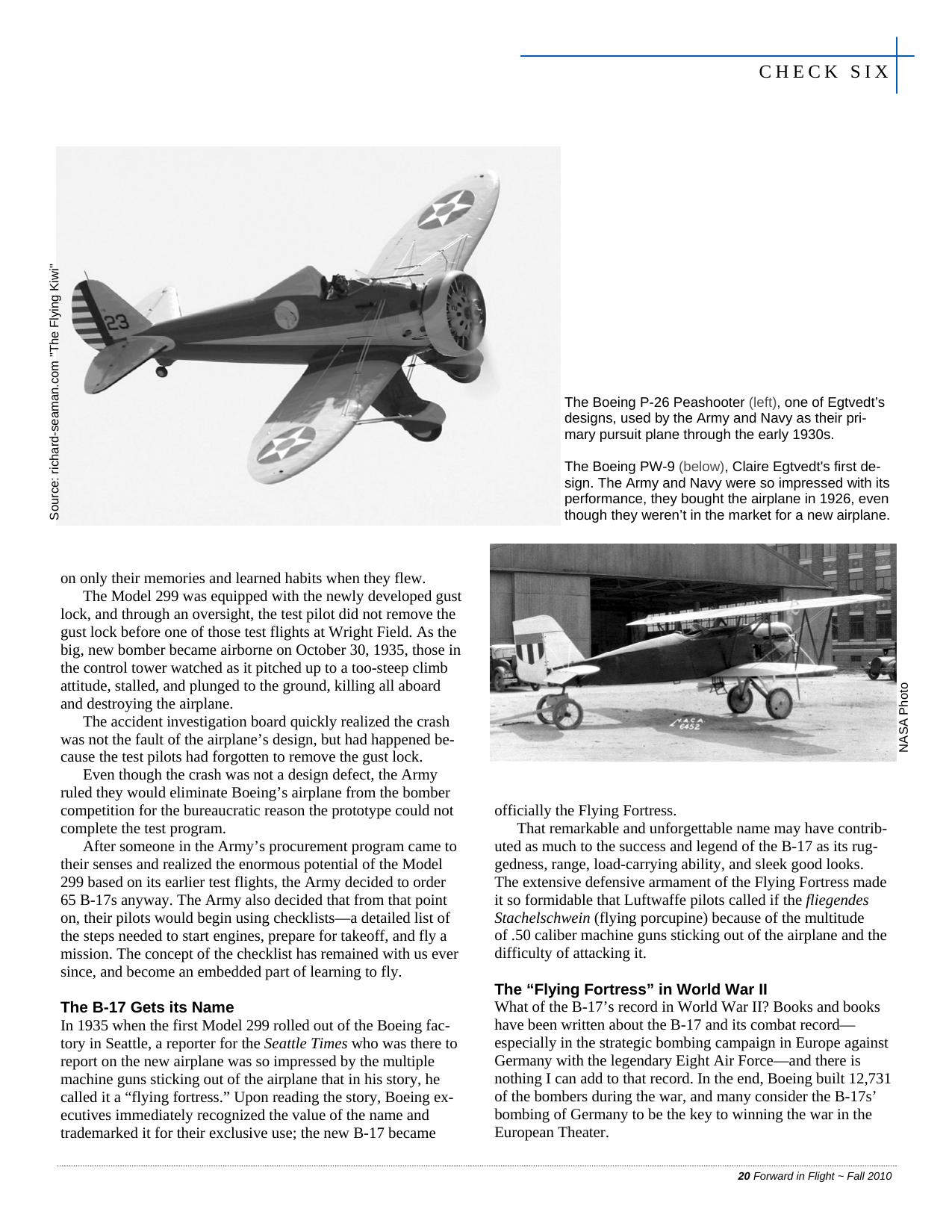 Forward in Flight - Fall 2010 -  Page21