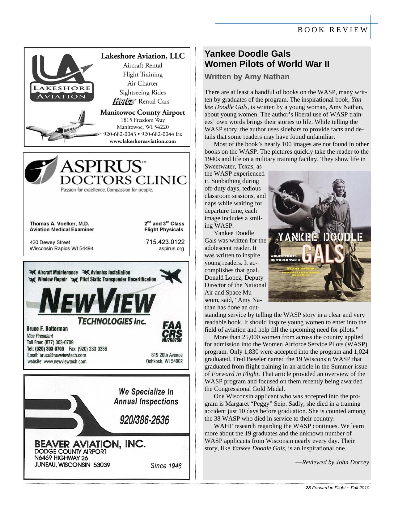 Forward in Flight - Fall 2010 -  Page29