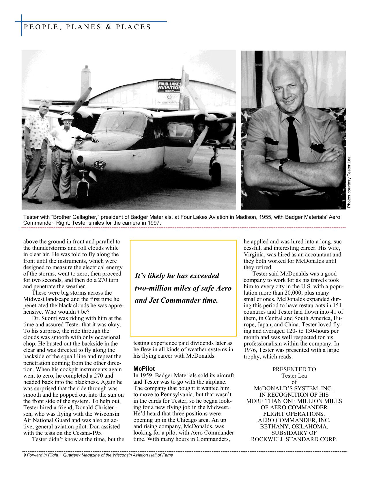Forward in Flight - Spring 2011 -  Page10