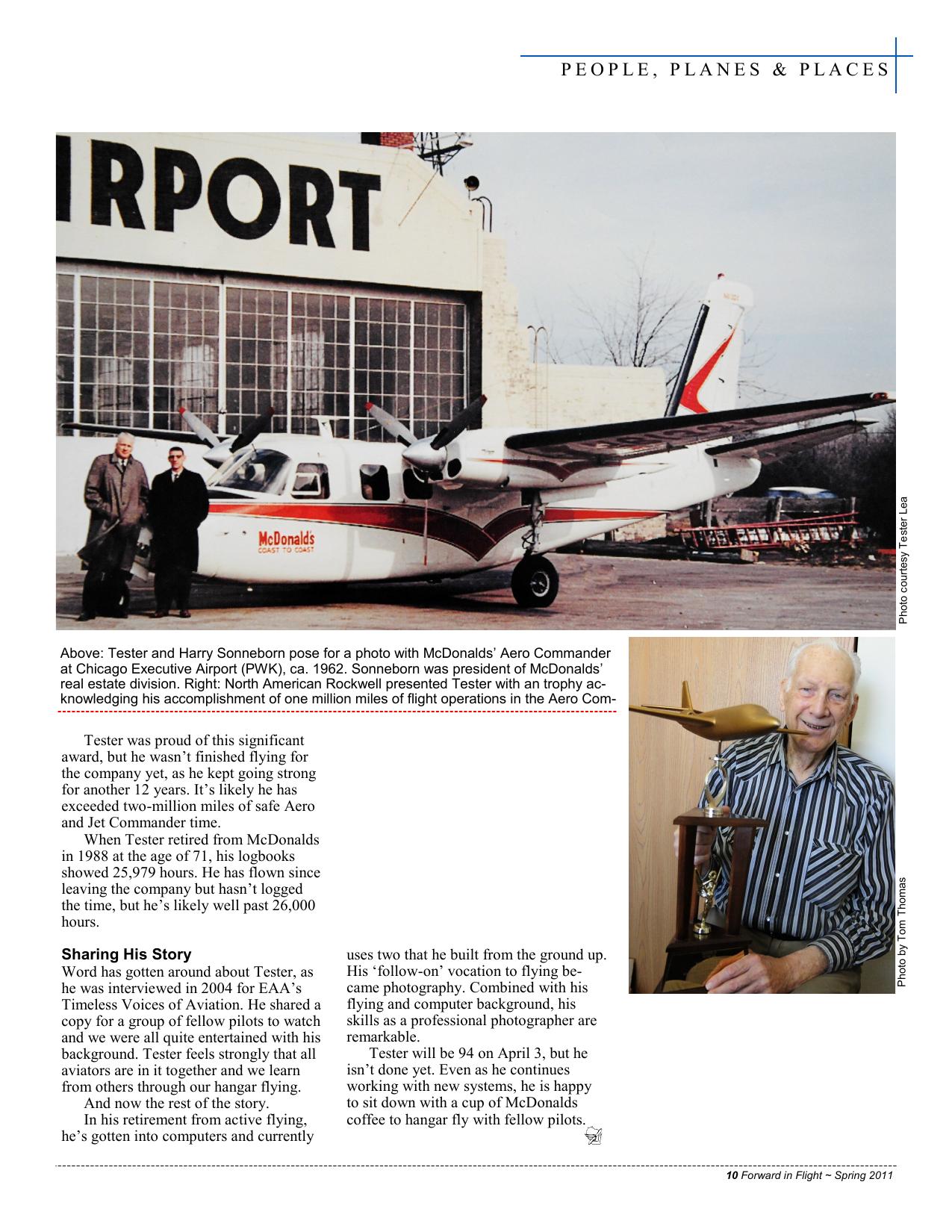Forward in Flight - Spring 2011 -  Page11