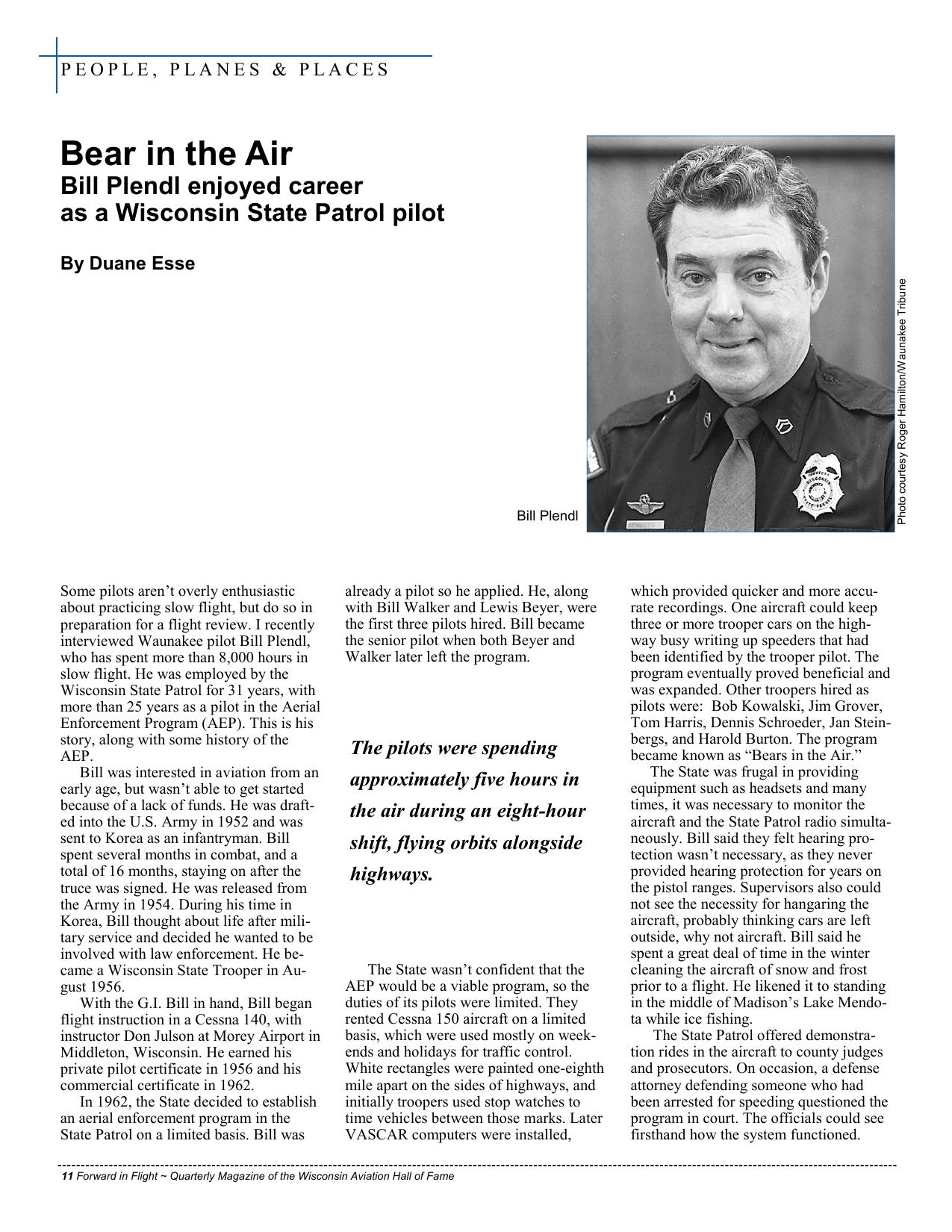 Forward in Flight - Spring 2011 -  Page12