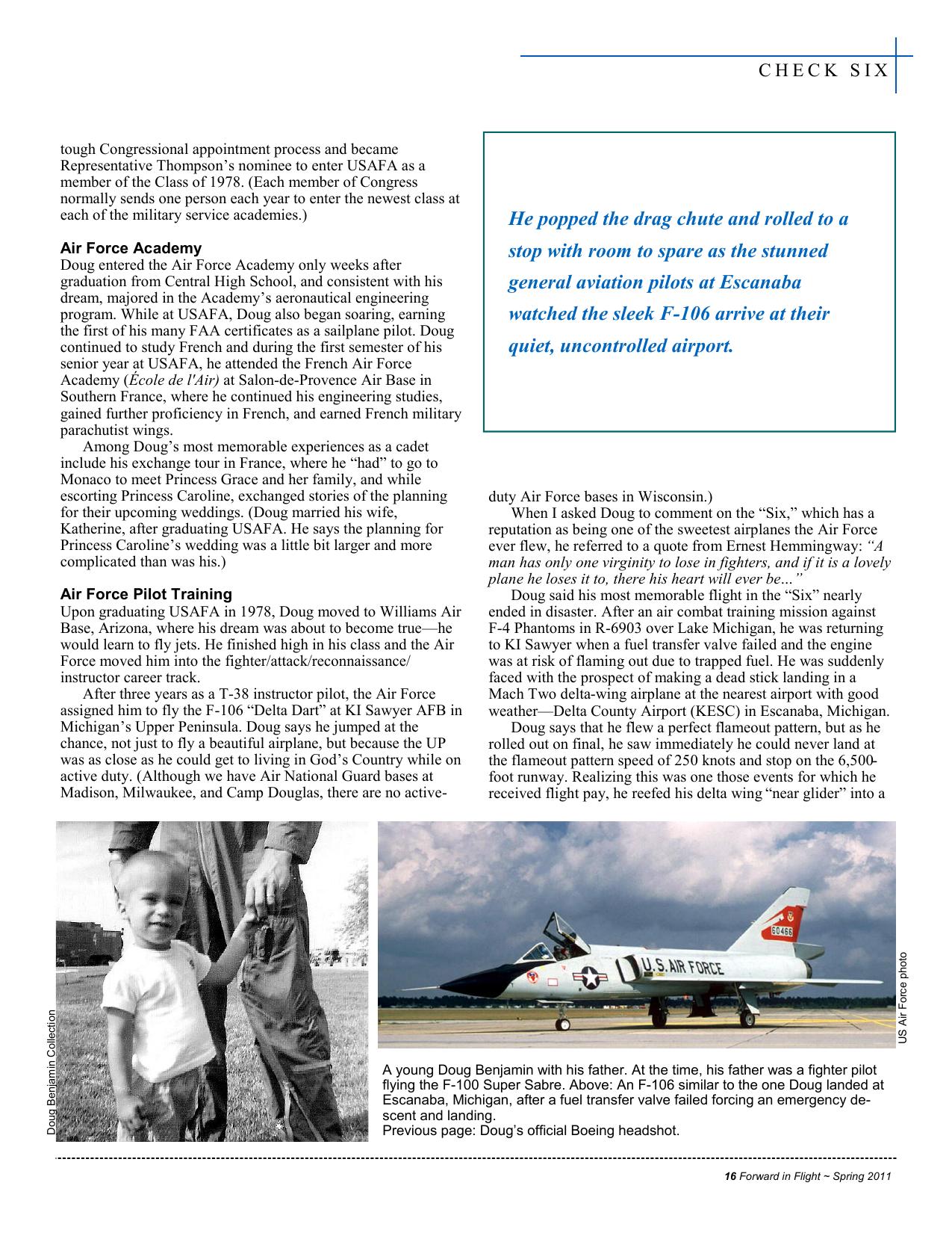 Forward in Flight - Spring 2011 -  Page17