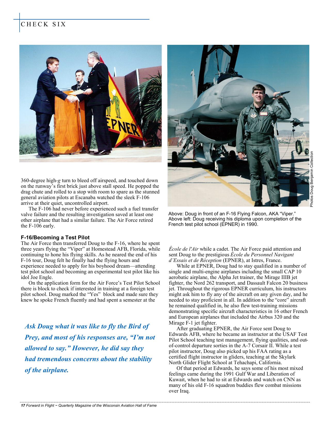 Forward in Flight - Spring 2011 -  Page18