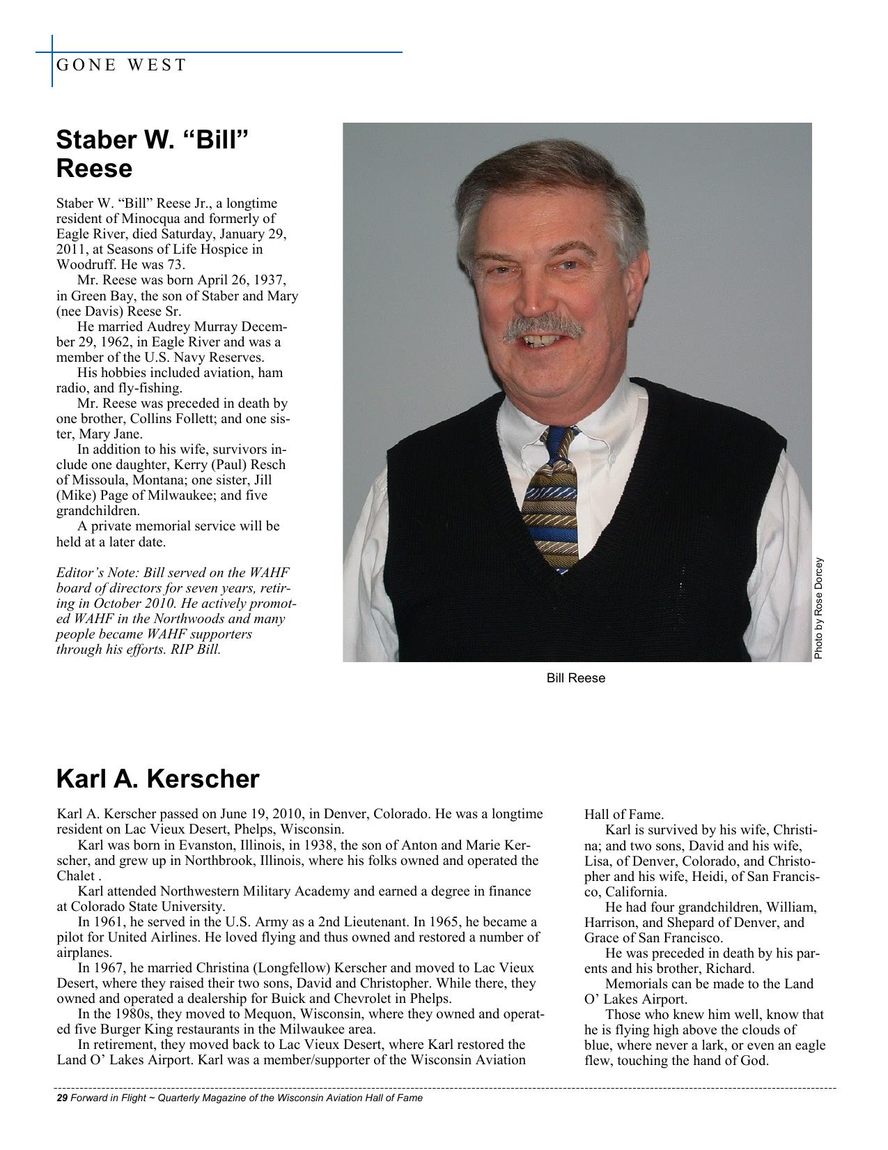 Forward in Flight - Spring 2011 -  Page30