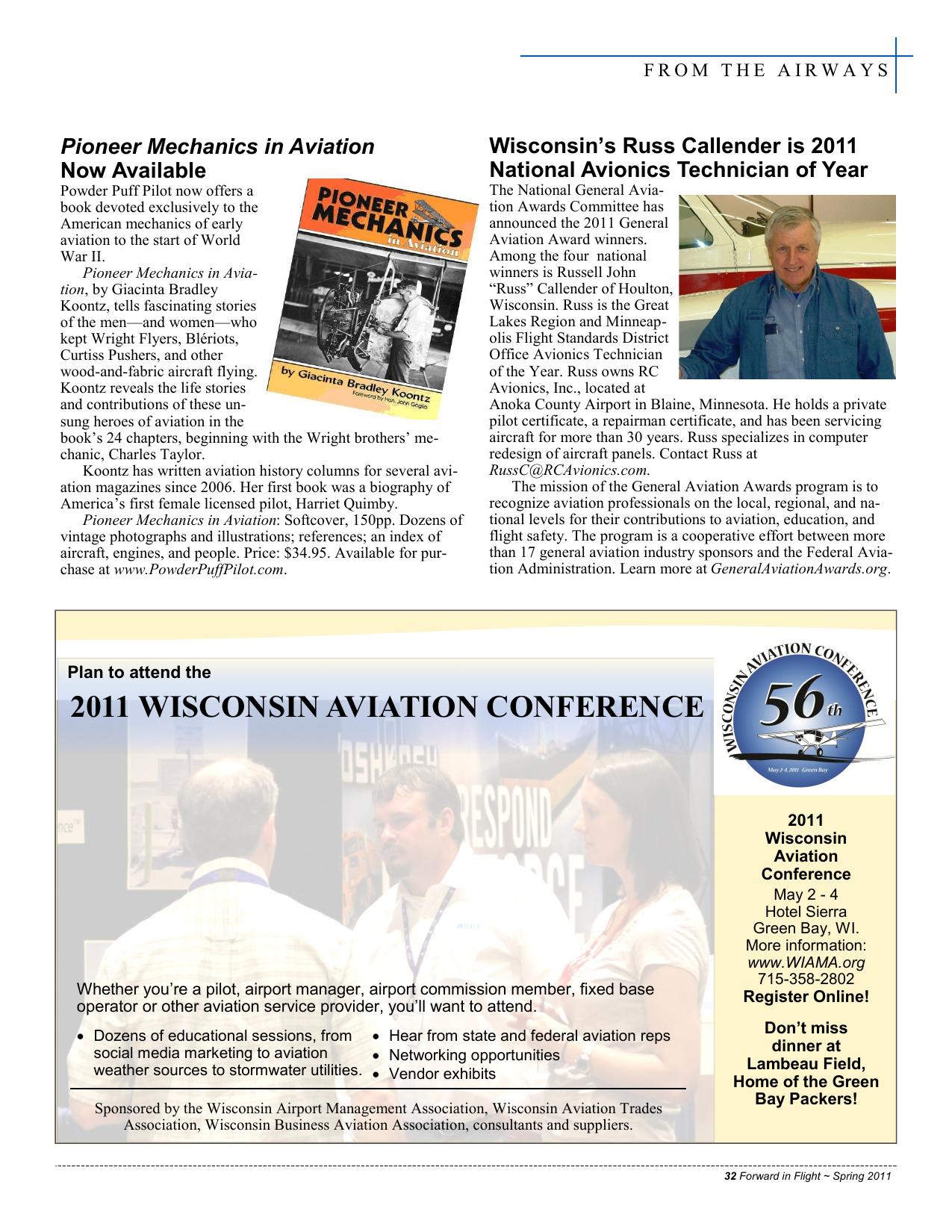 Forward in Flight - Spring 2011 -  Page33