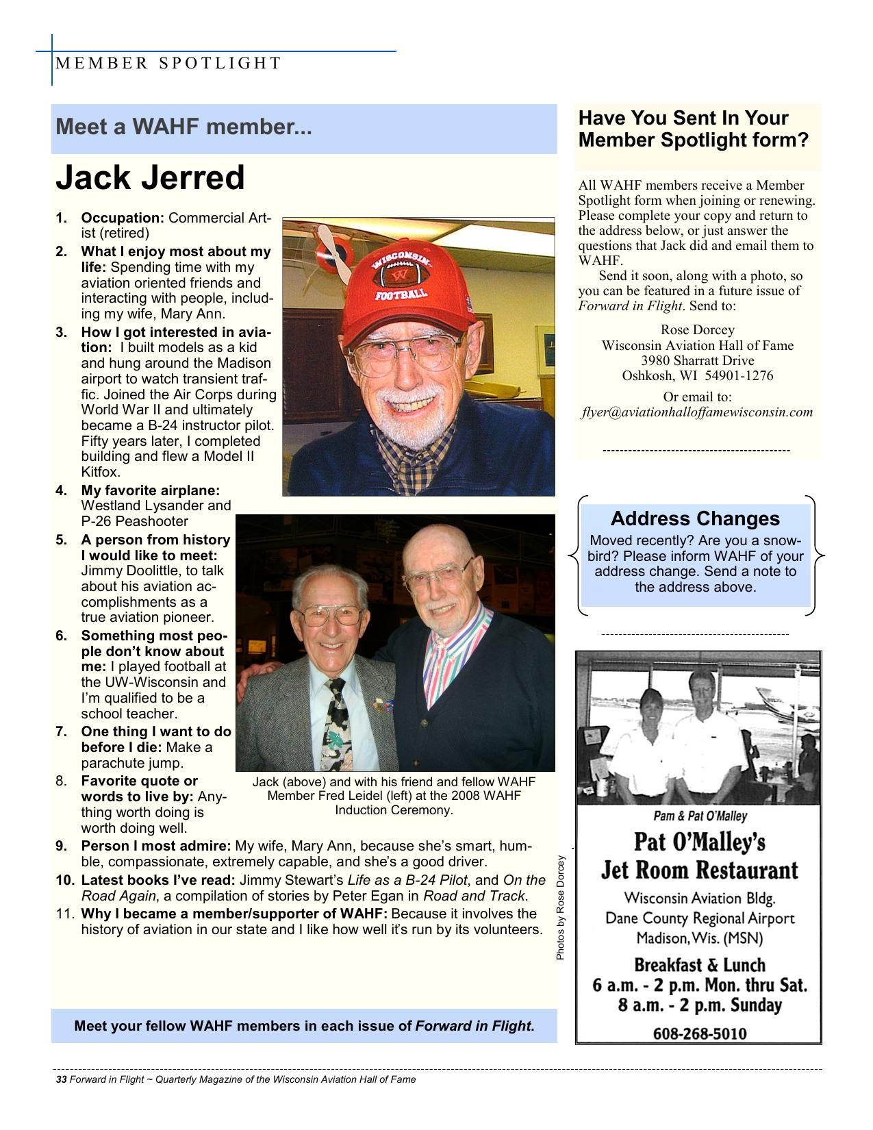 Forward in Flight - Spring 2011 -  Page34