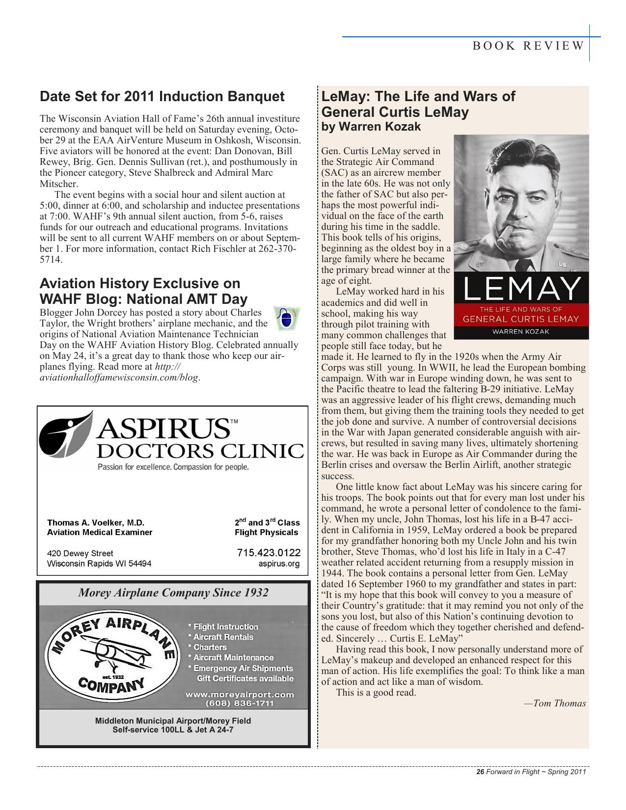 Forward in Flight - Summer 2011 -  Page27