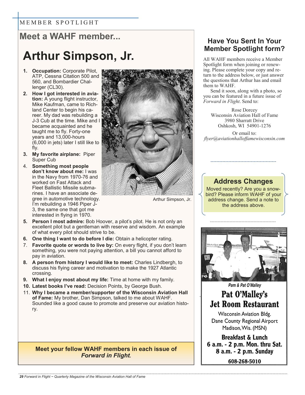 Forward in Flight - Summer 2011 -  Page30