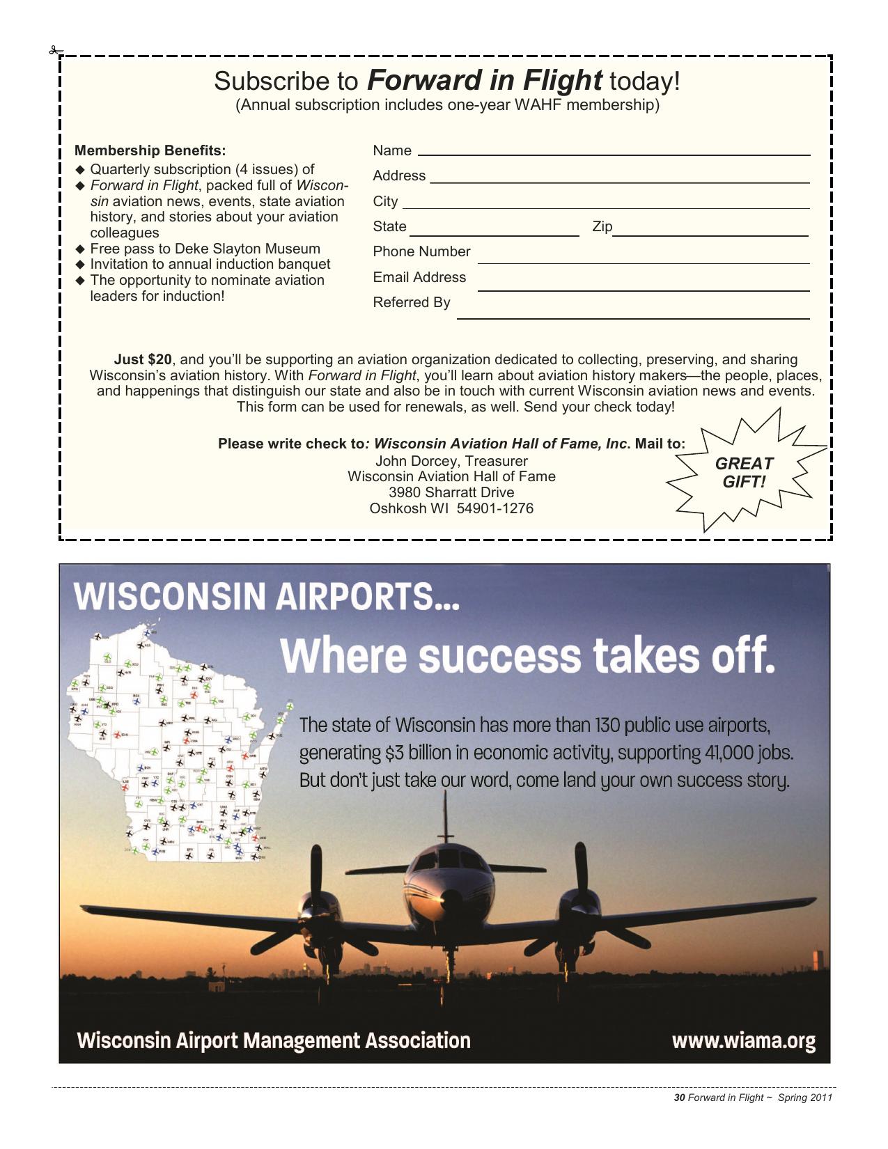 Forward in Flight - Summer 2011 -  Page31