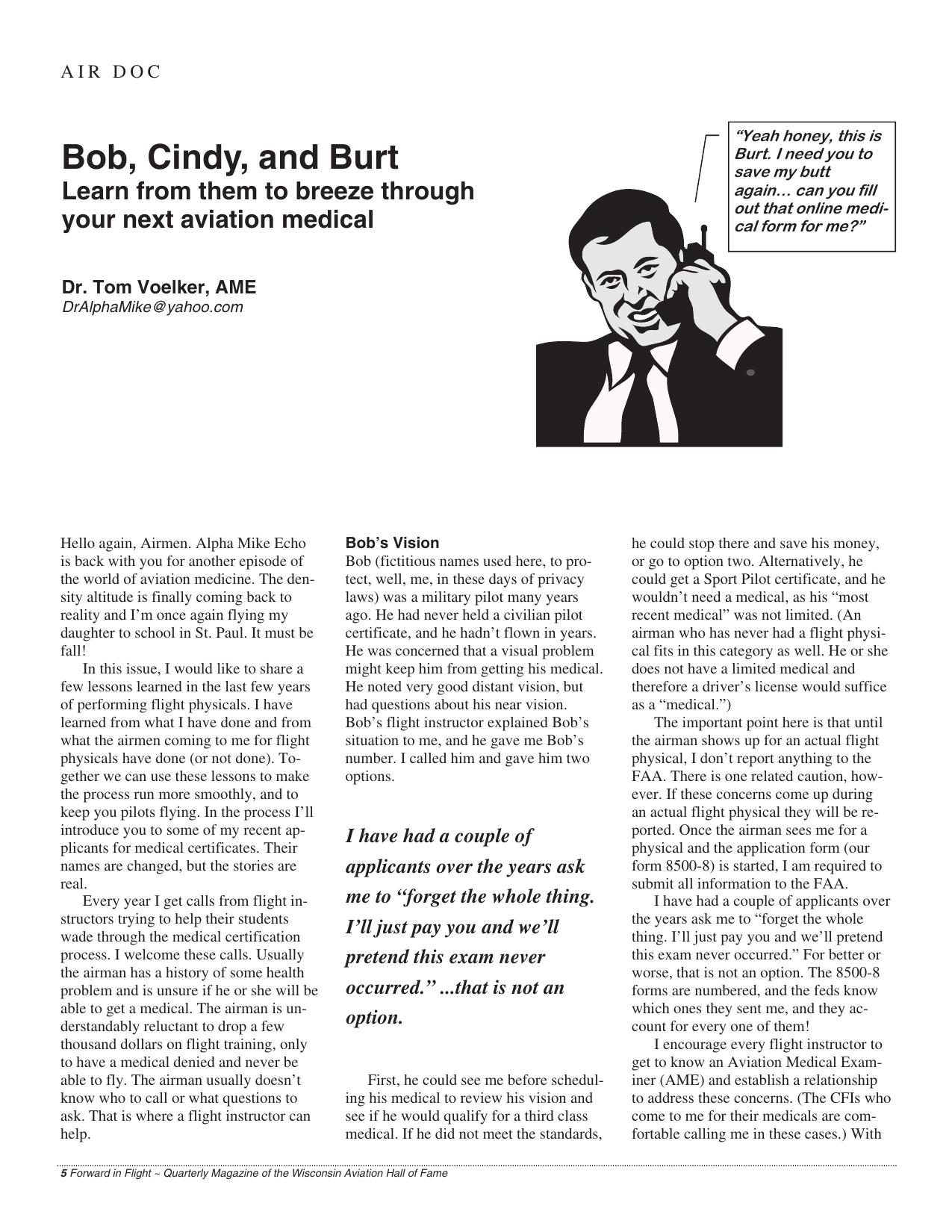 Forward in Flight - Fall 2011 -  Page6