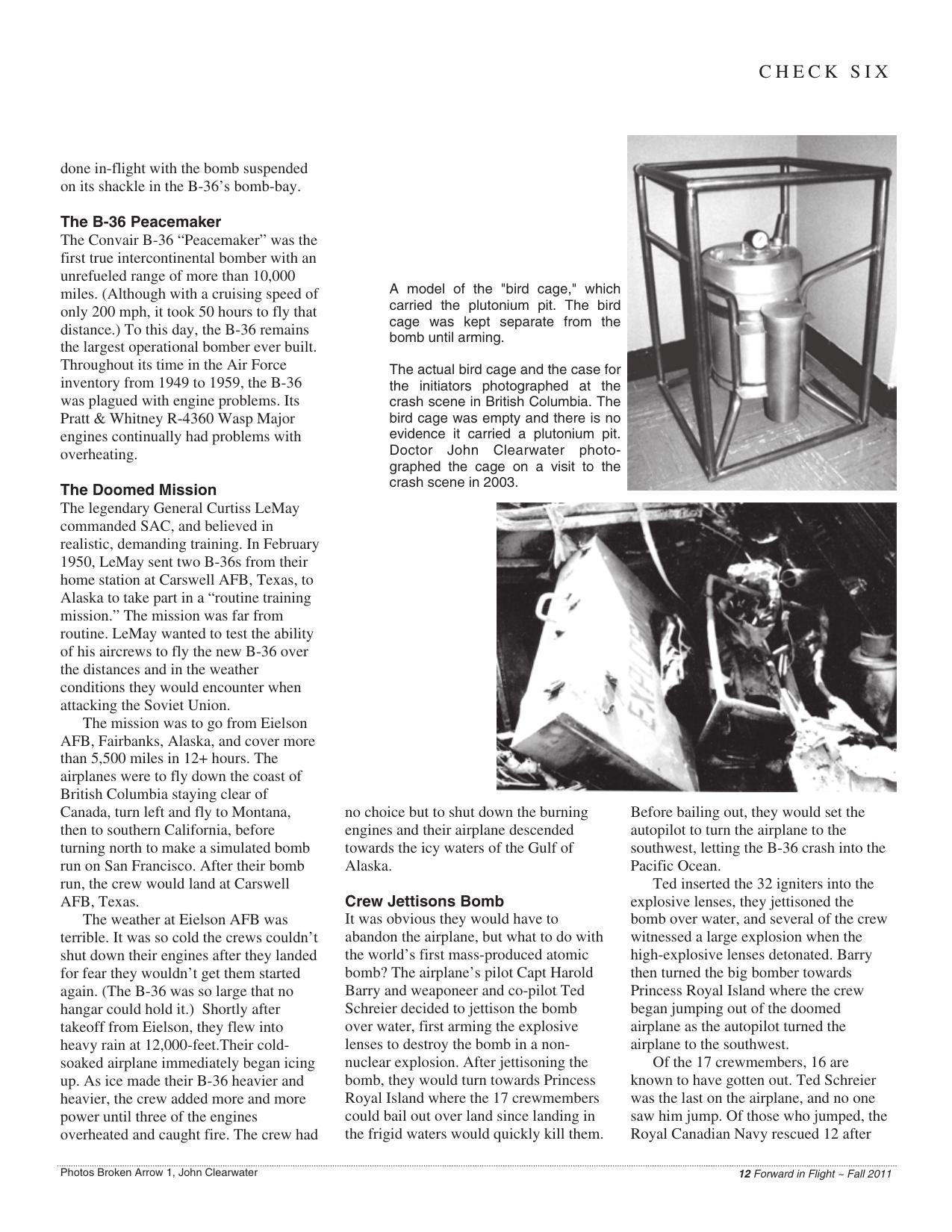Forward in Flight - Fall 2011 -  Page13