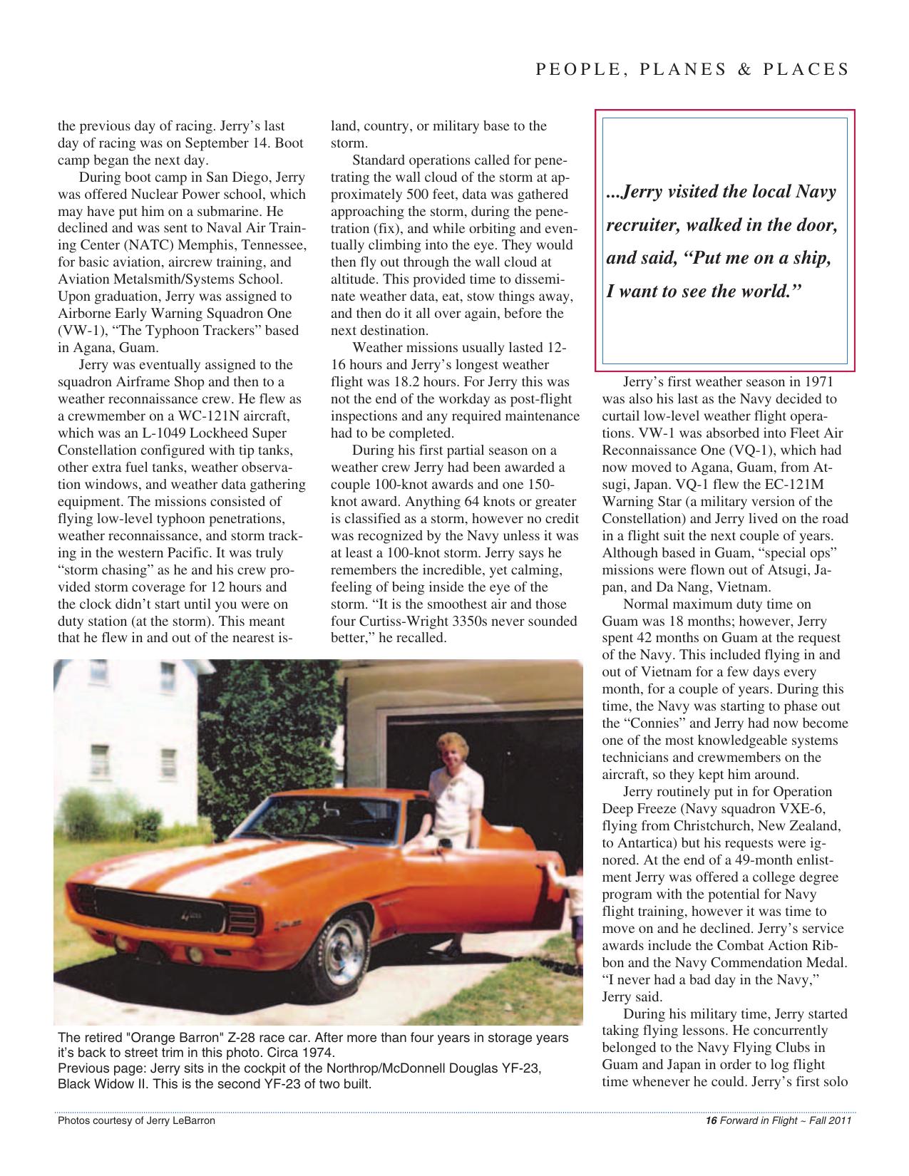 Forward in Flight - Fall 2011 -  Page17