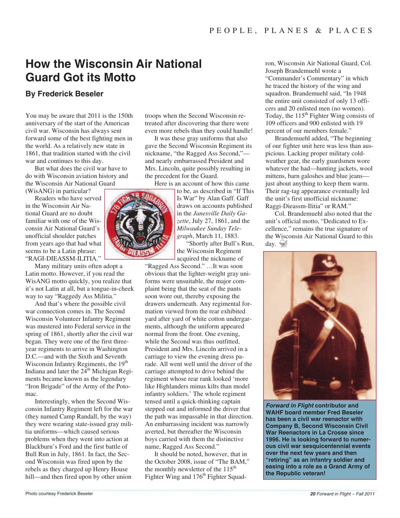 Forward in Flight - Fall 2011 -  Page21