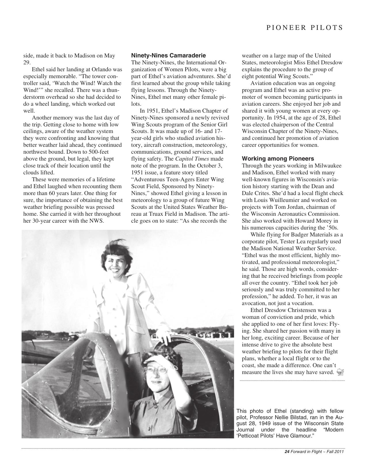 Forward in Flight - Fall 2011 -  Page25