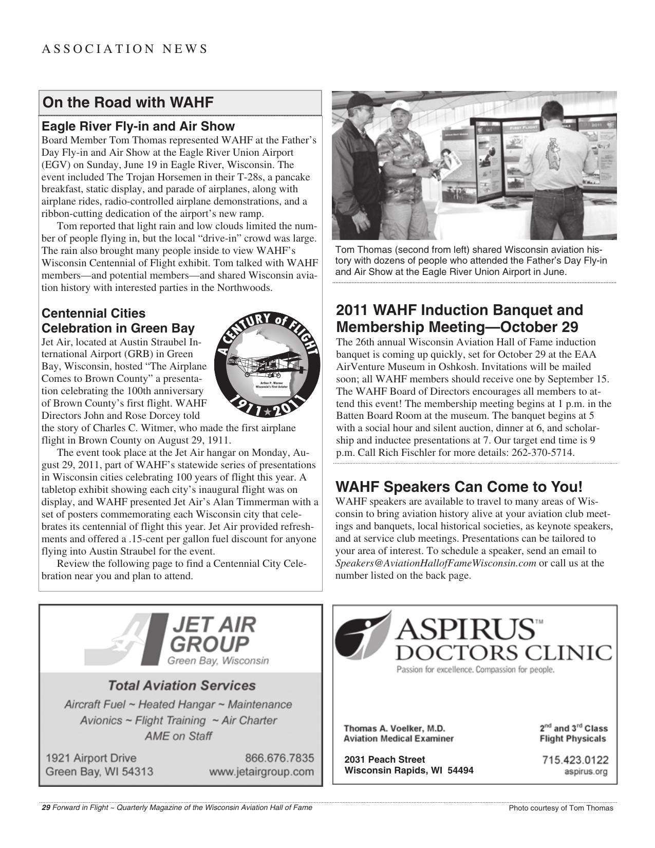 Forward in Flight - Fall 2011 -  Page30