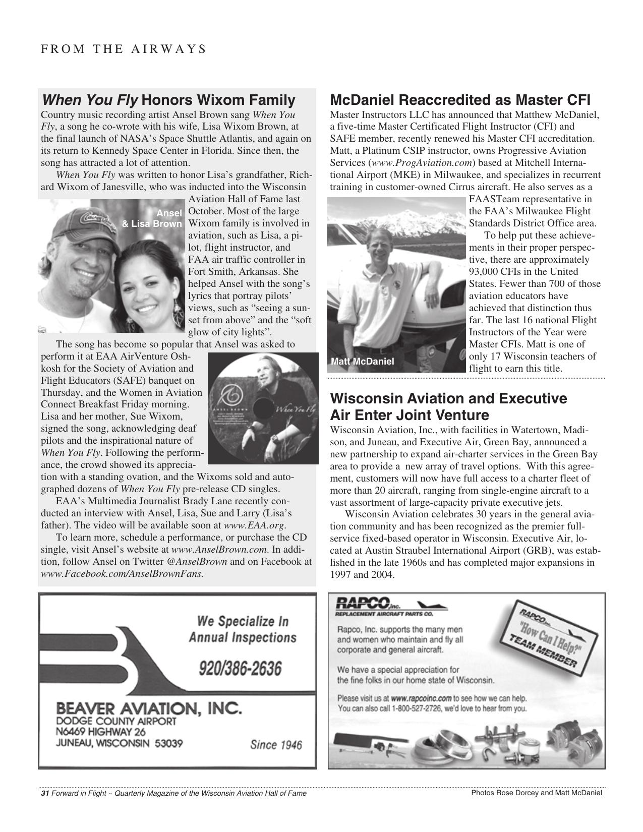 Forward in Flight - Fall 2011 -  Page32