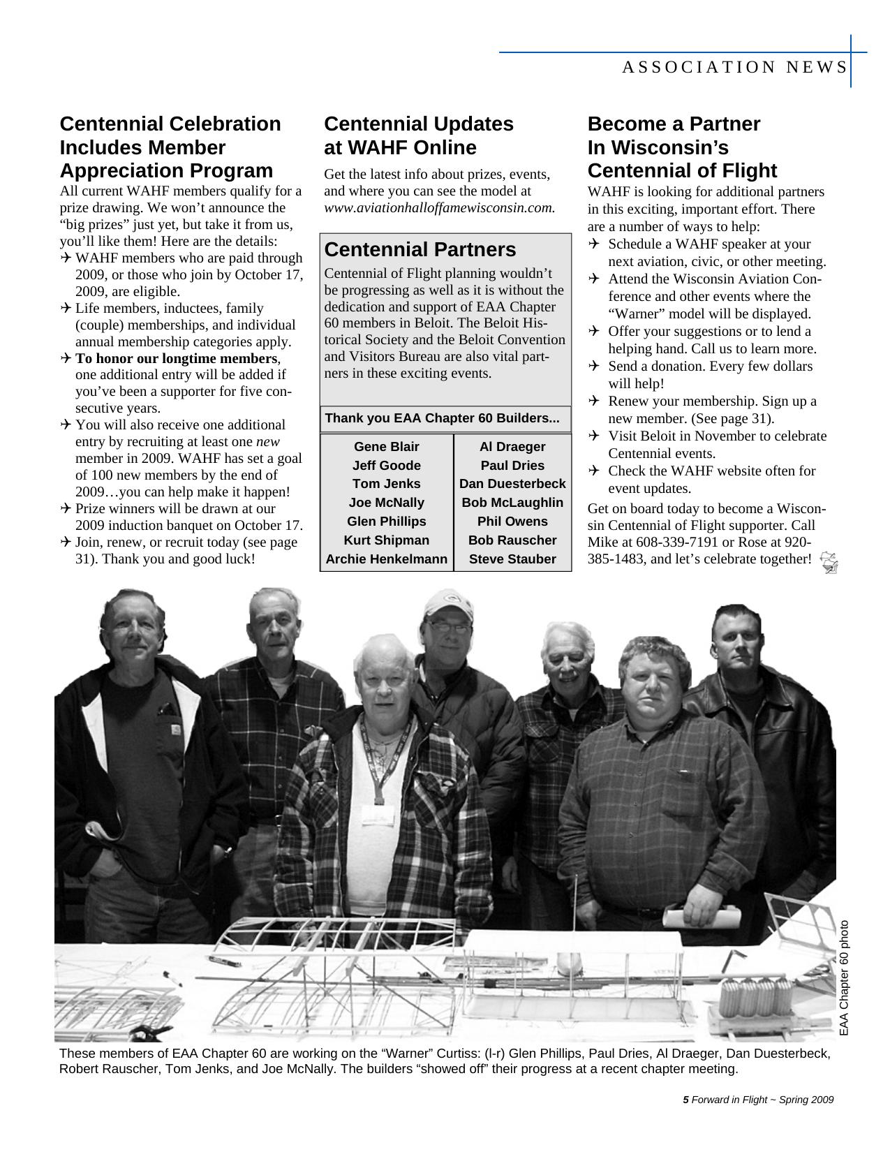 Forward in Flight - Spring 2009 -  Page5