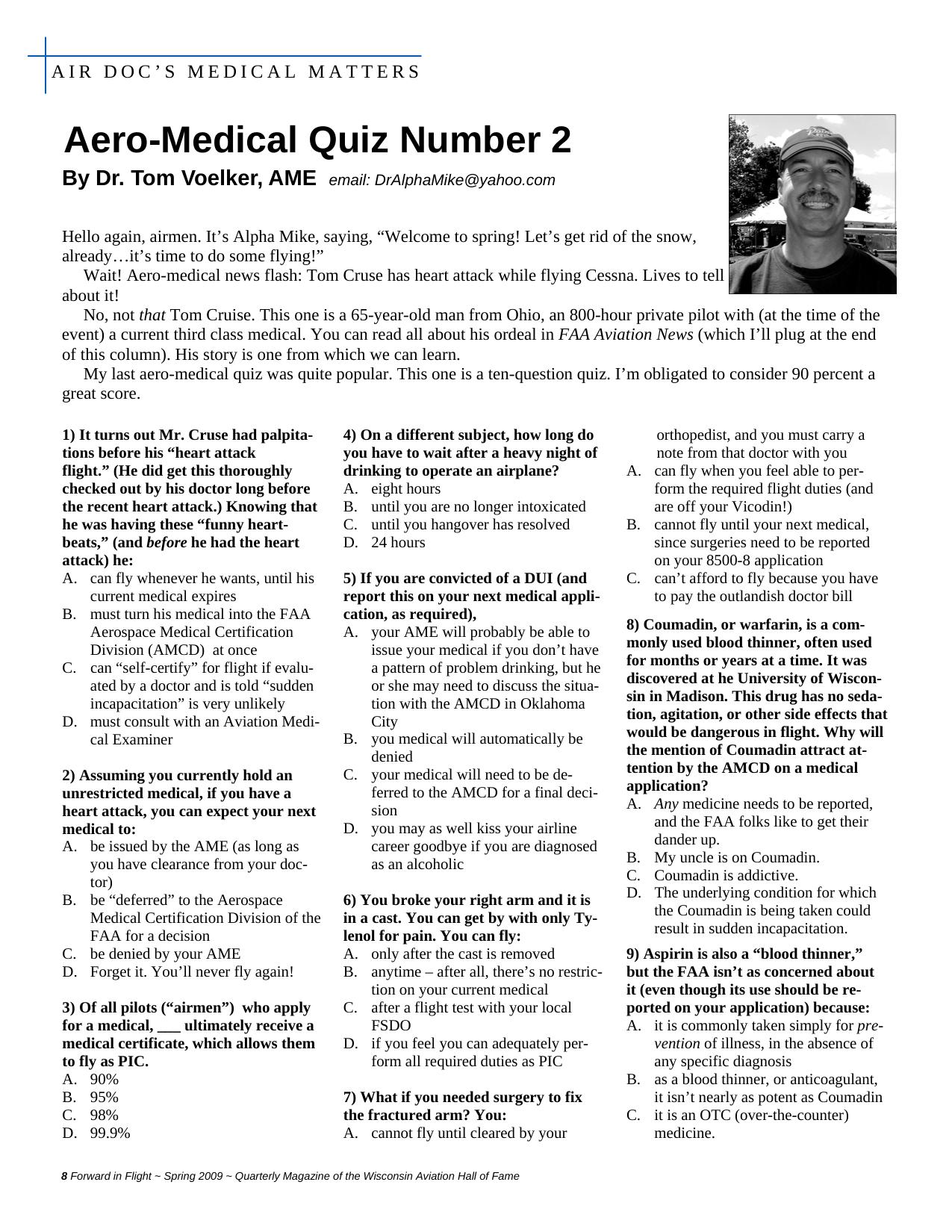 Forward in Flight - Spring 2009 -  Page8