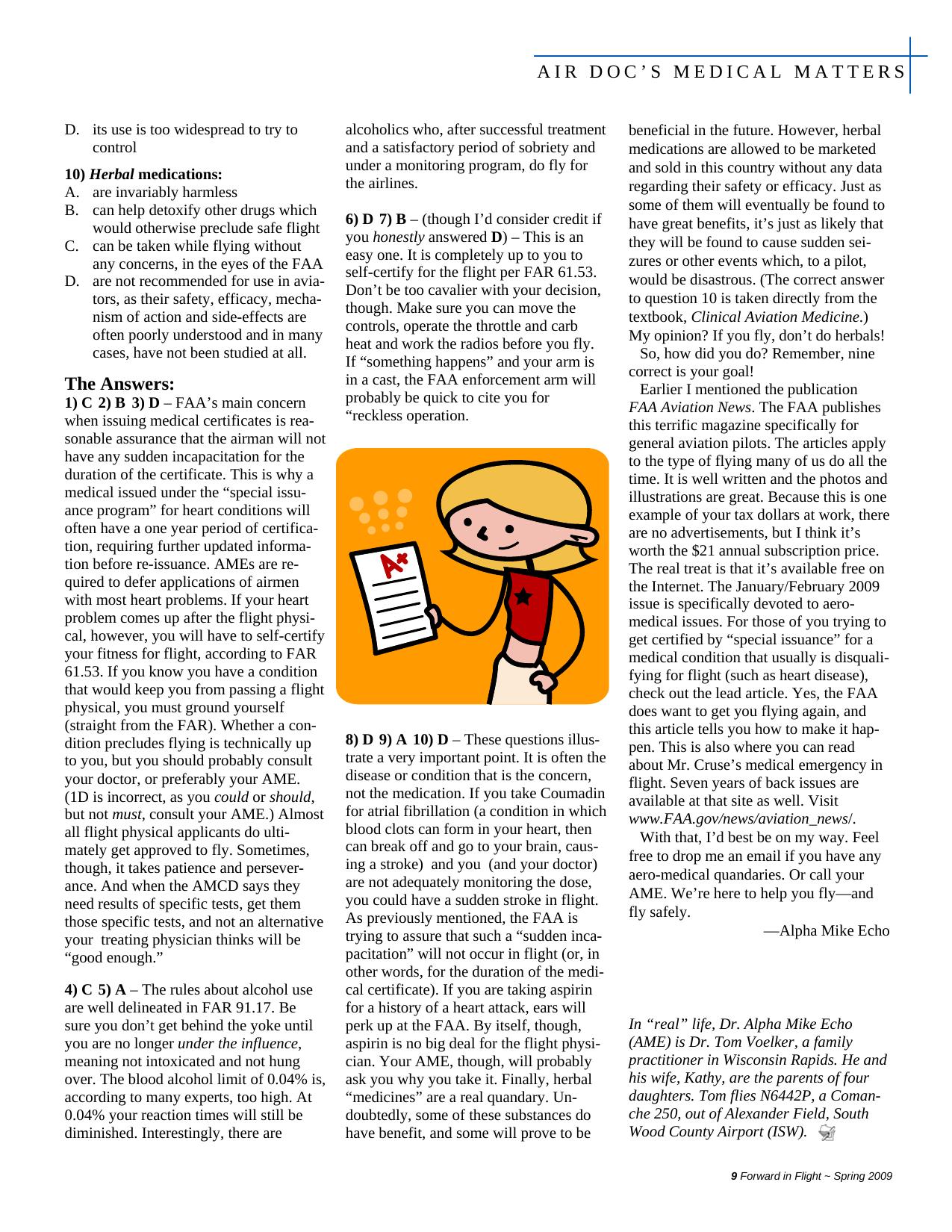 Forward in Flight - Spring 2009 -  Page9