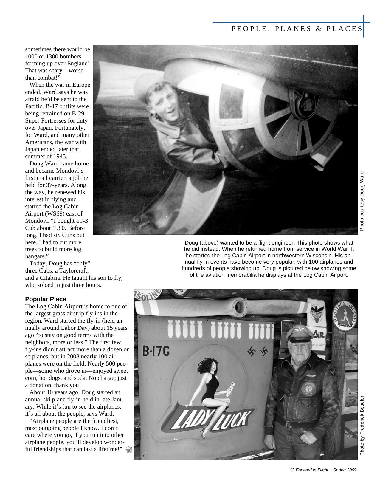 Forward in Flight - Spring 2009 -  Page13