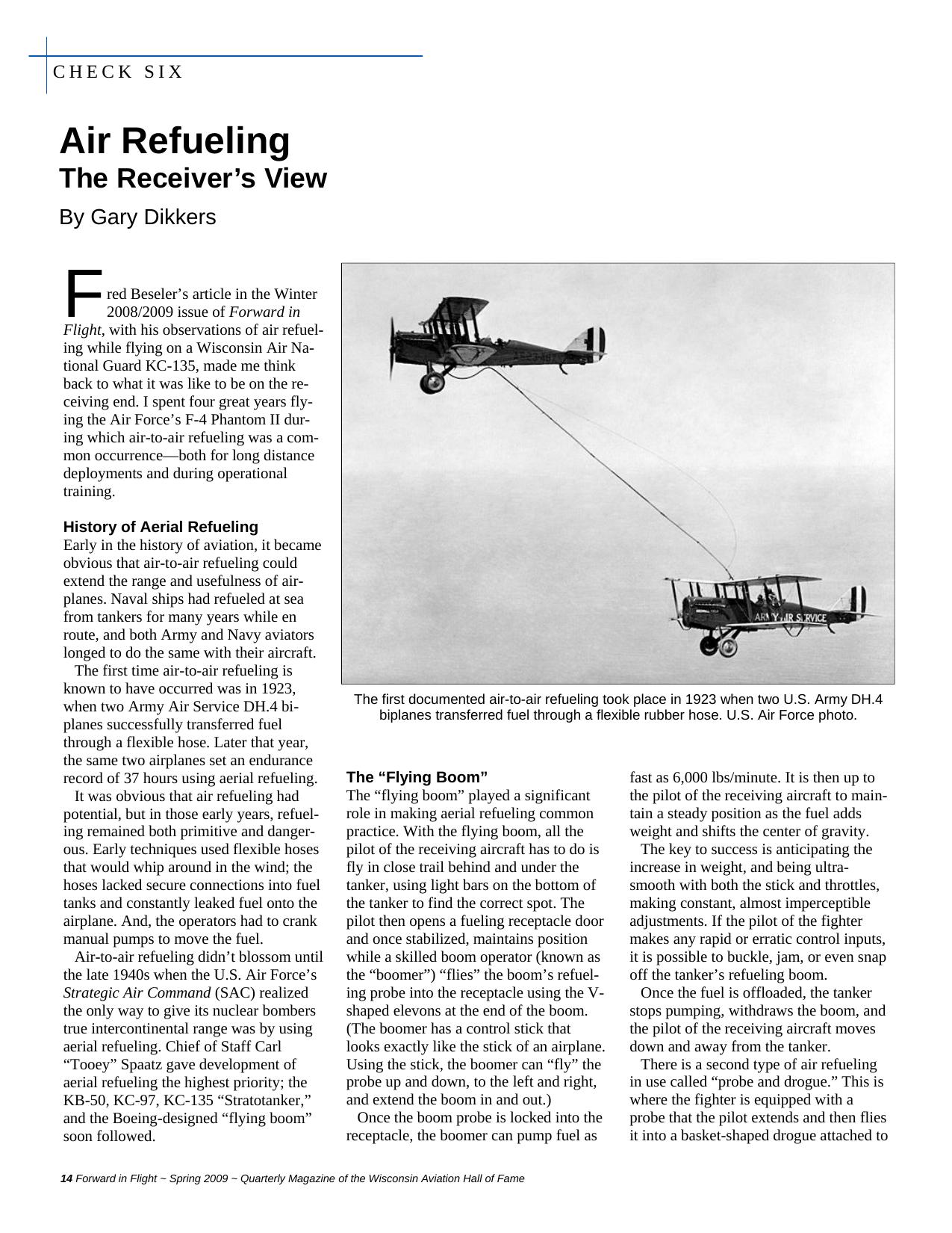 Forward in Flight - Spring 2009 -  Page14