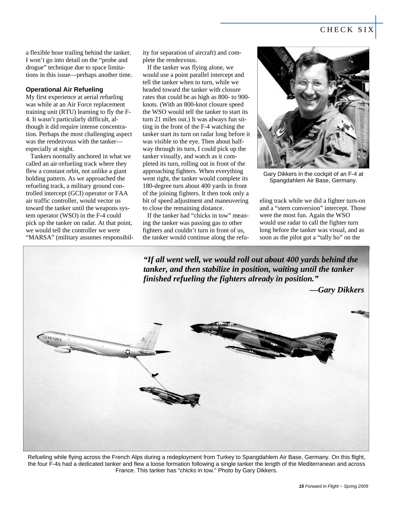 Forward in Flight - Spring 2009 -  Page15