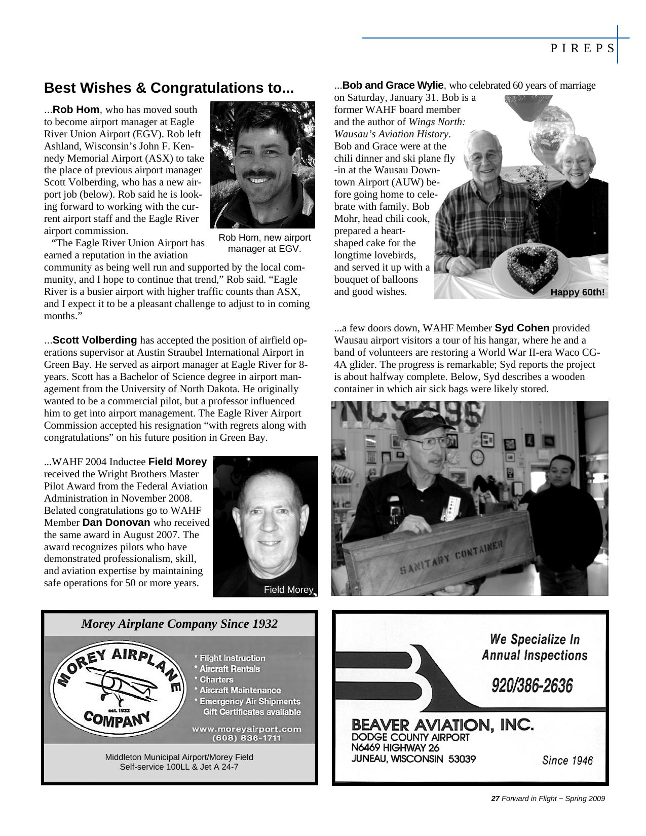 Forward in Flight - Spring 2009 -  Page27