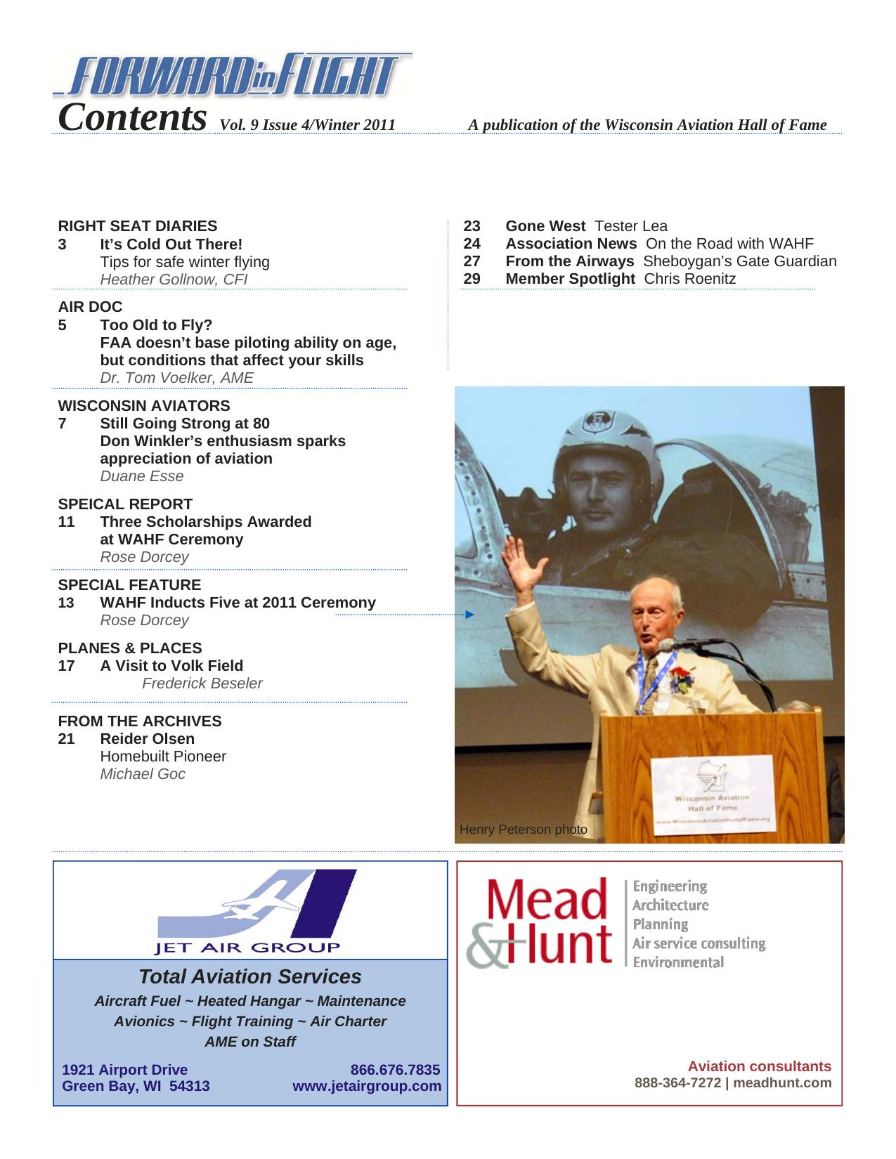 Forward in Flight - Winter 2011 -  Page2