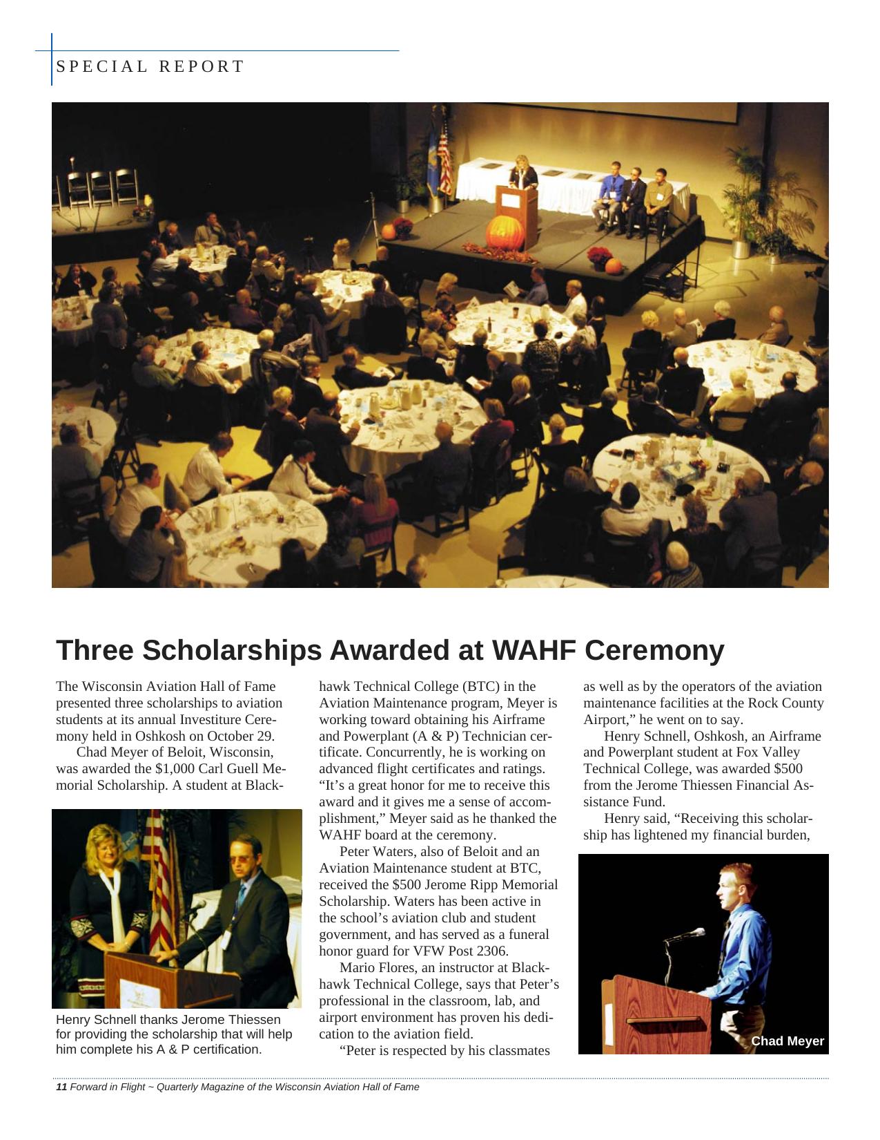 Forward in Flight - Winter 2011 -  Page12