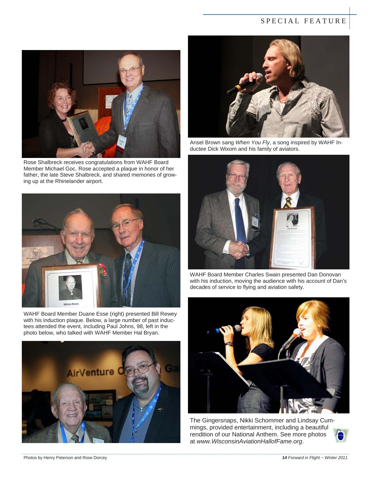 Forward in Flight - Winter 2011 -  Page15